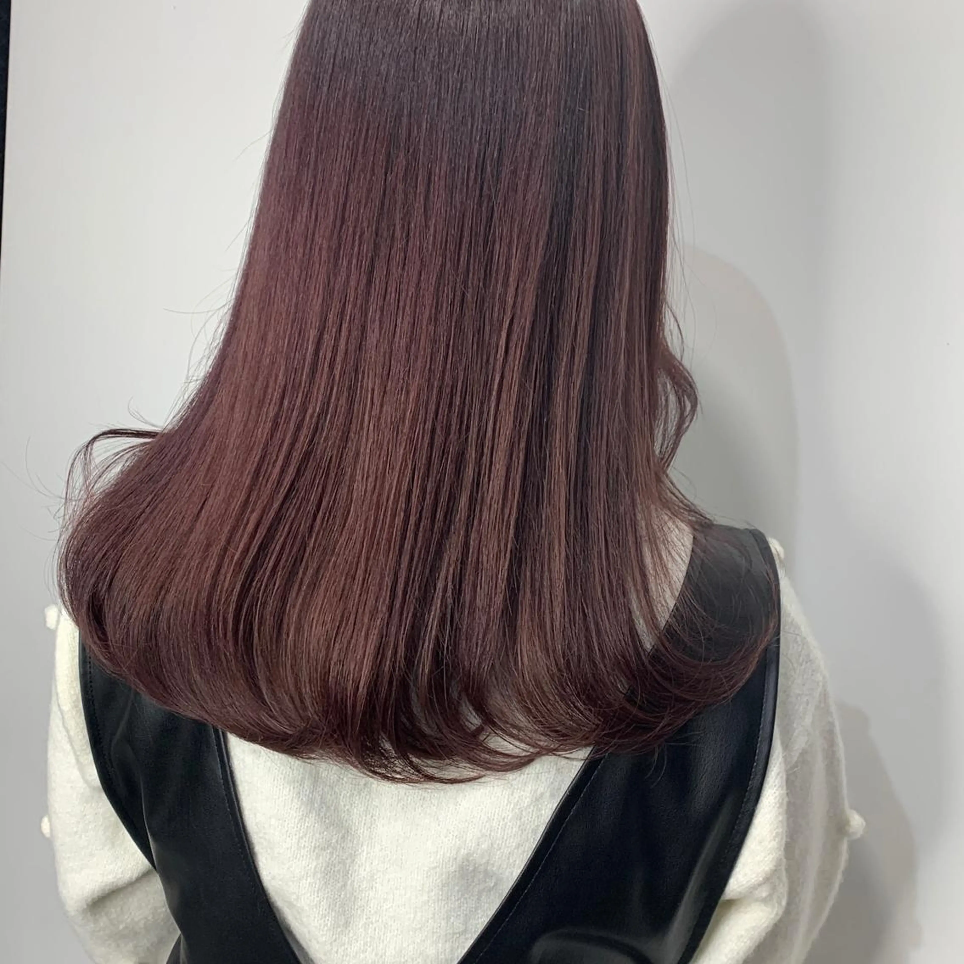セミロング カラー カット ヘアカラー HARUKA韓国ヘア /Luana梅田のヘアスタイル
