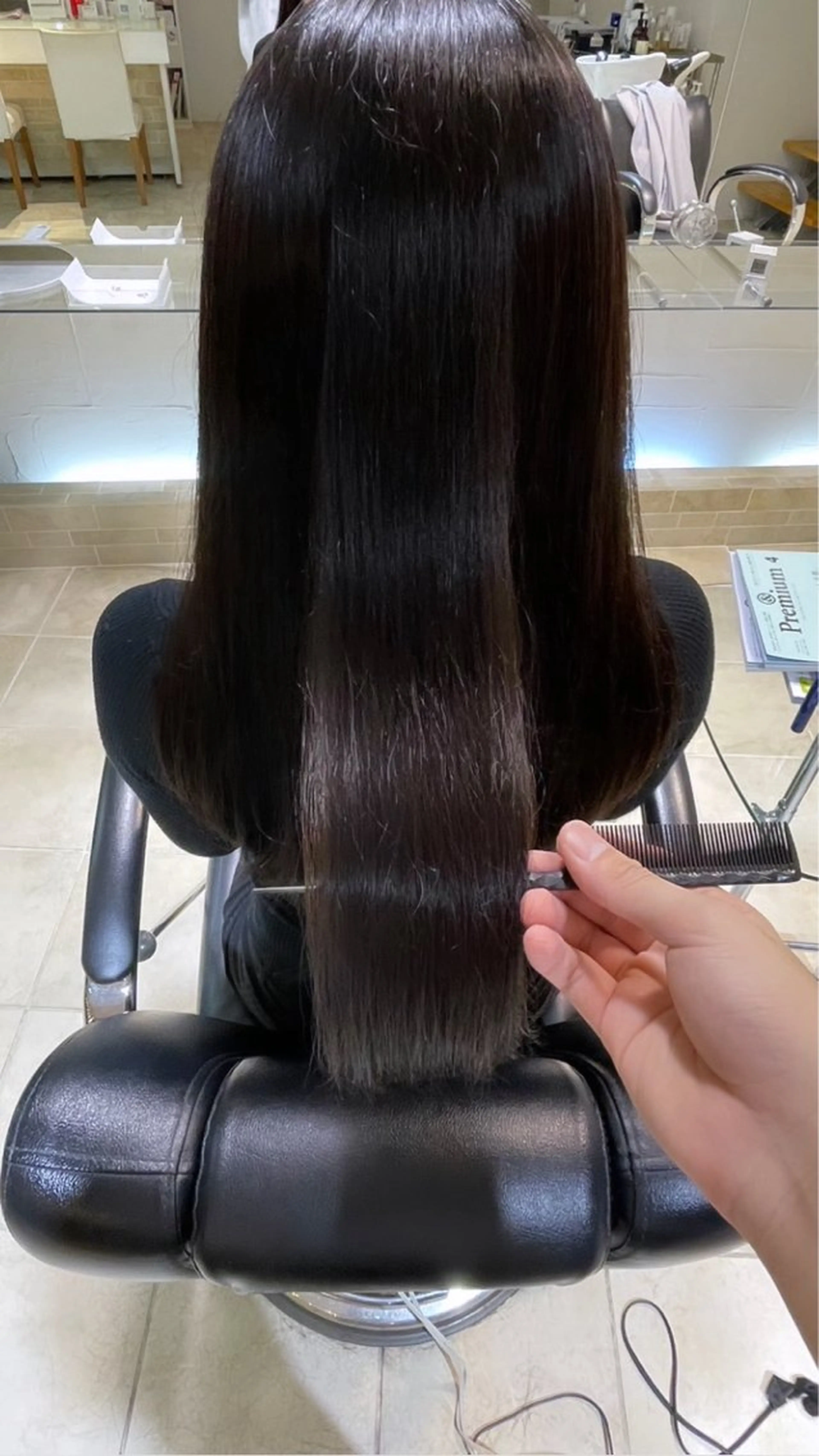 ロング 髪質改善 縮毛矯正 トリートメント ハイライトカラー メンズカット/杉山誠のヘアスタイル