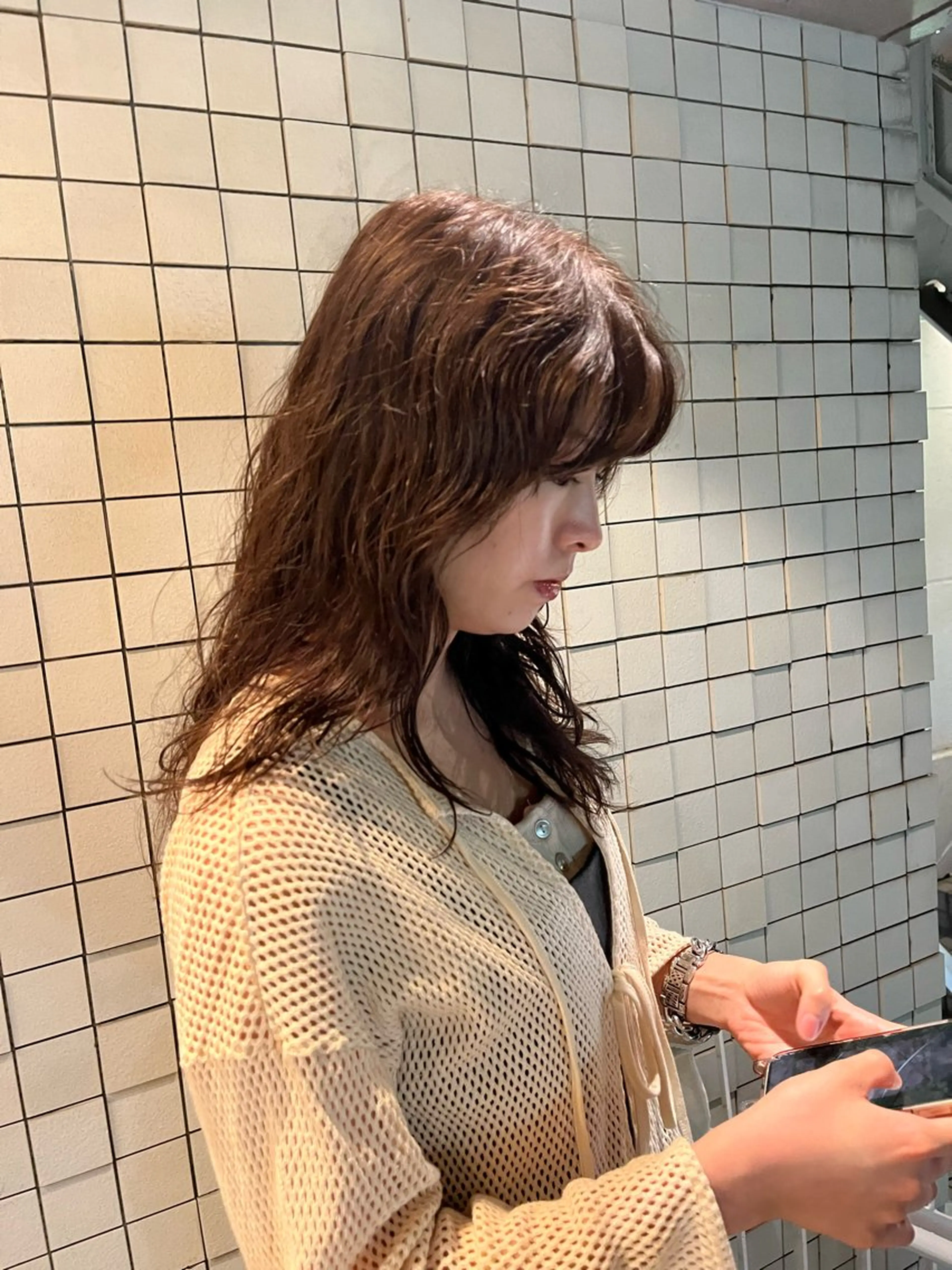 セミロング 🌱ぱっつとボブカ ット🌱/Ryotaのヘアスタイル