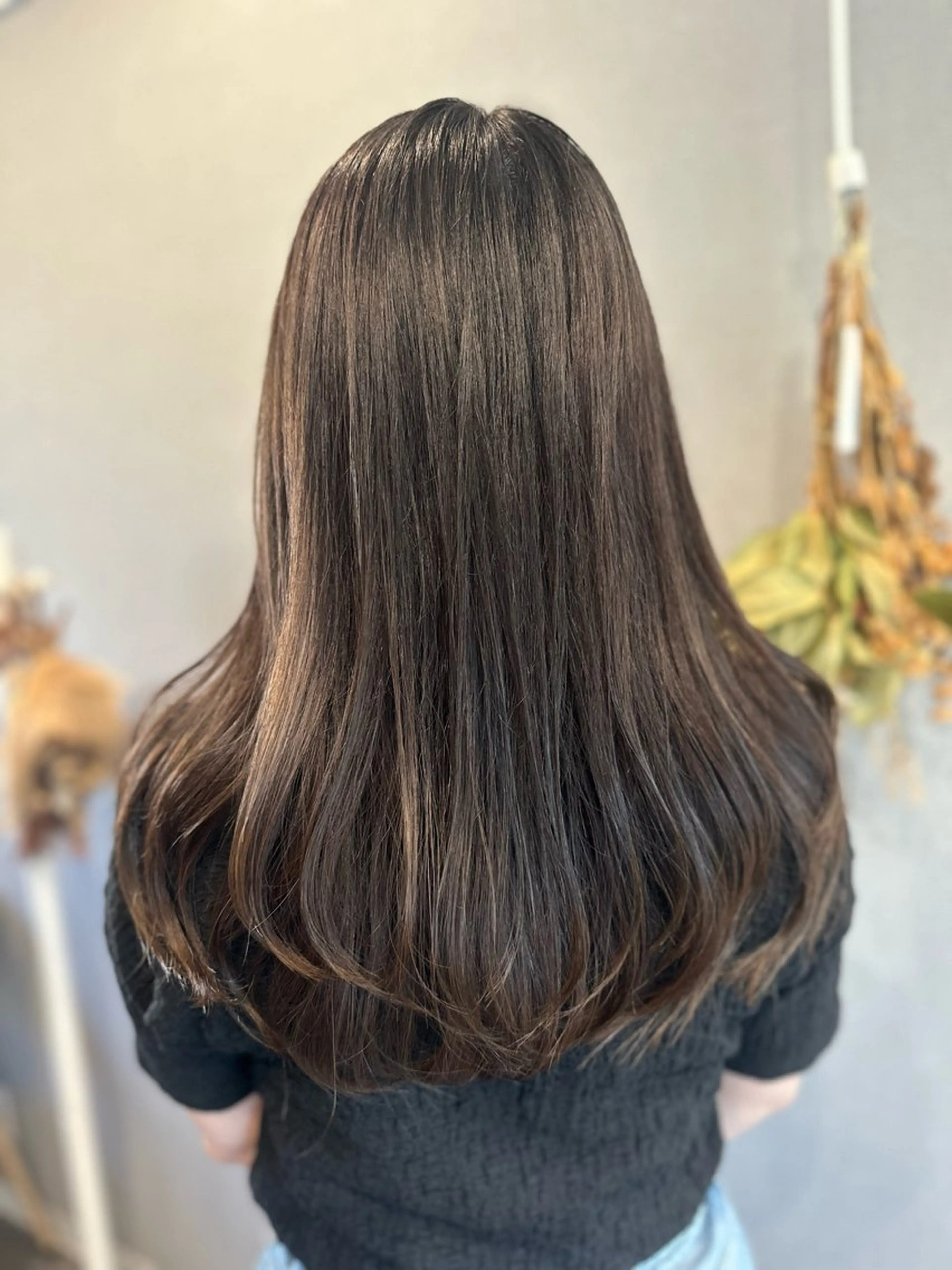 ロング カラー カット ヘアカラー トリートメント K Harukaのヘアスタイル