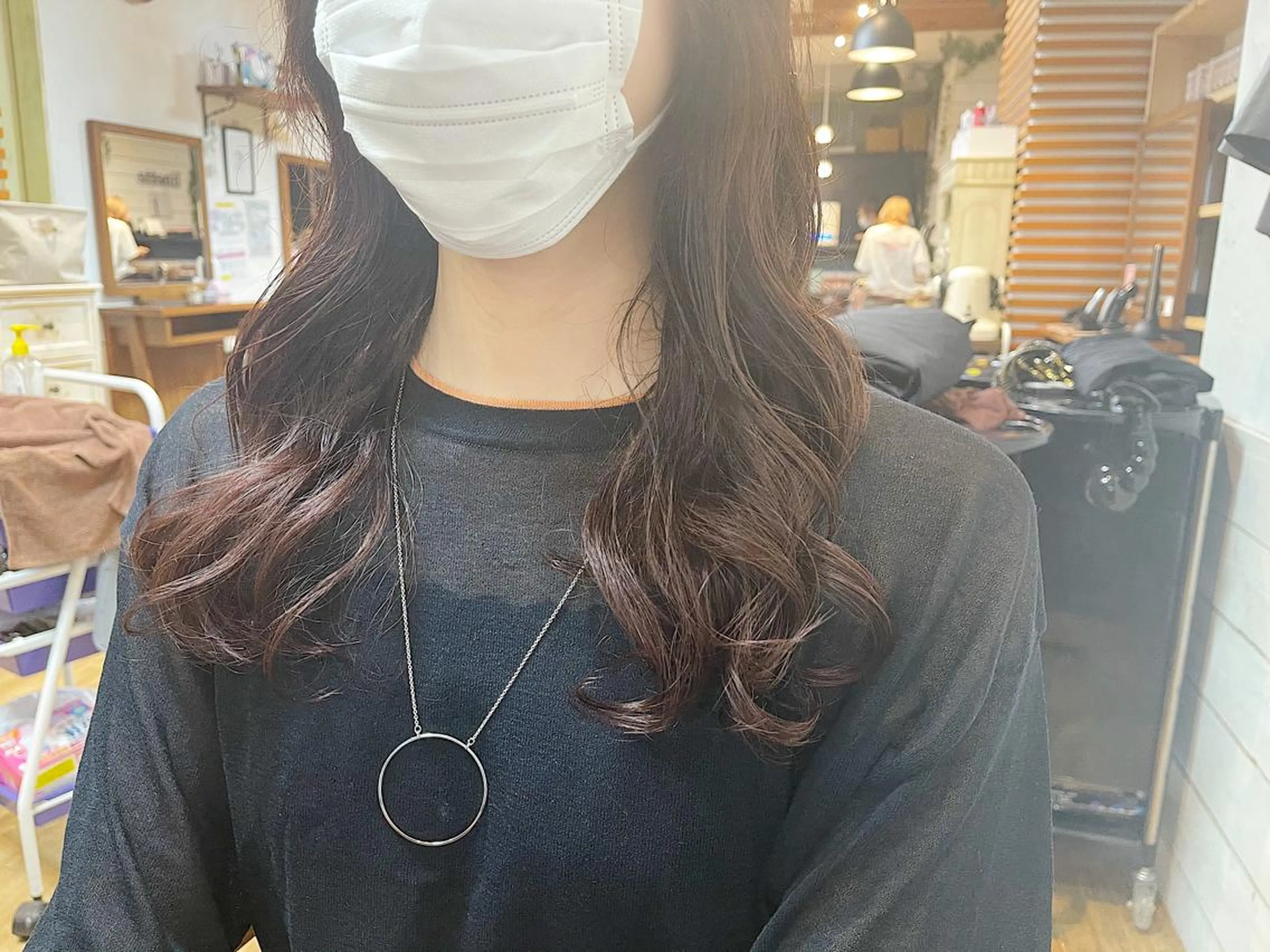 ロング パーマ トリートメント 平田 たかしのヘアスタイル