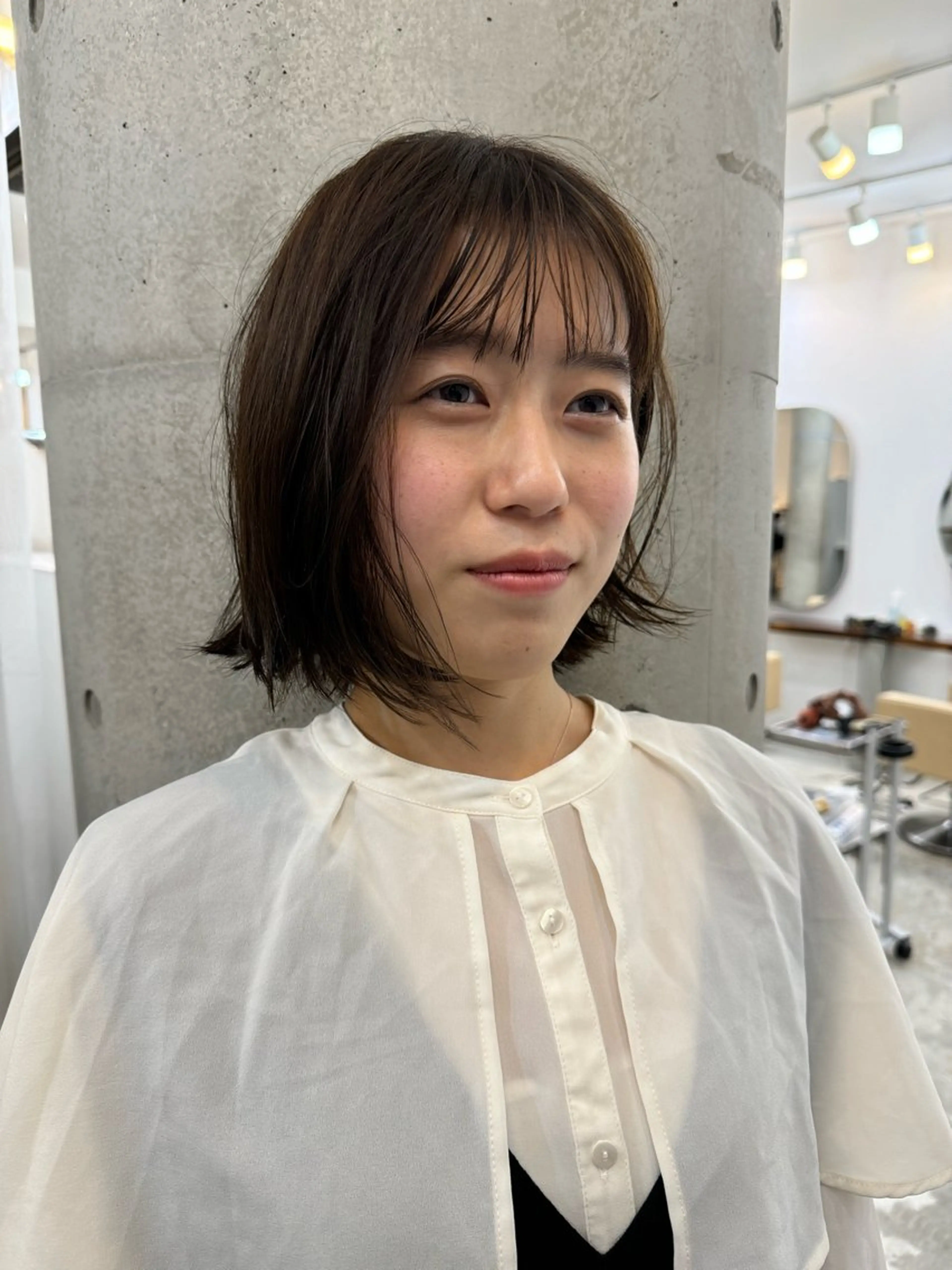 ミディアム ヘアカラー ｔa k k e ｙｕのヘアスタイル