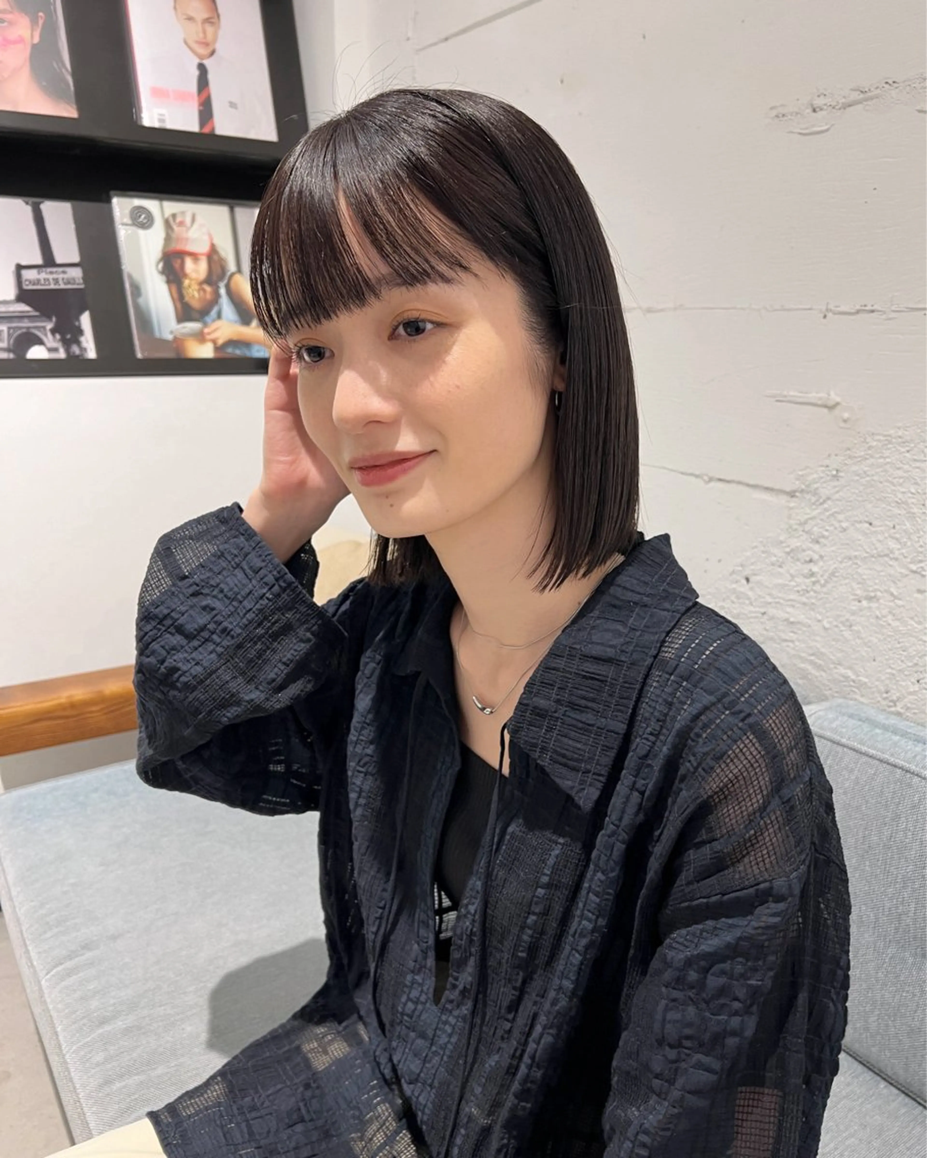 ショート 峯田 優花のヘアスタイル