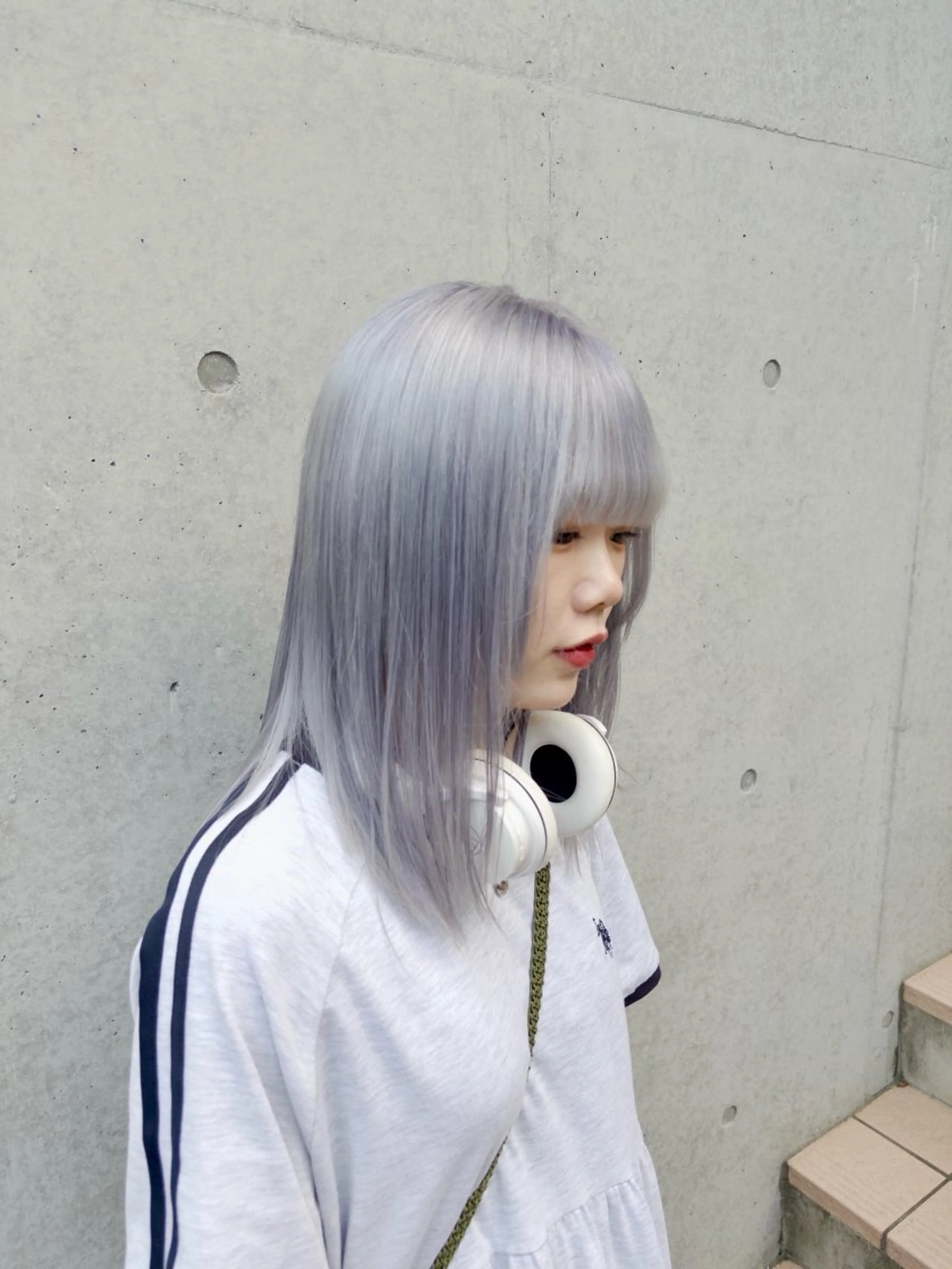 セミロング カラー ヘアカラー SHO 👻原宿 /艶カラーのヘアスタイル