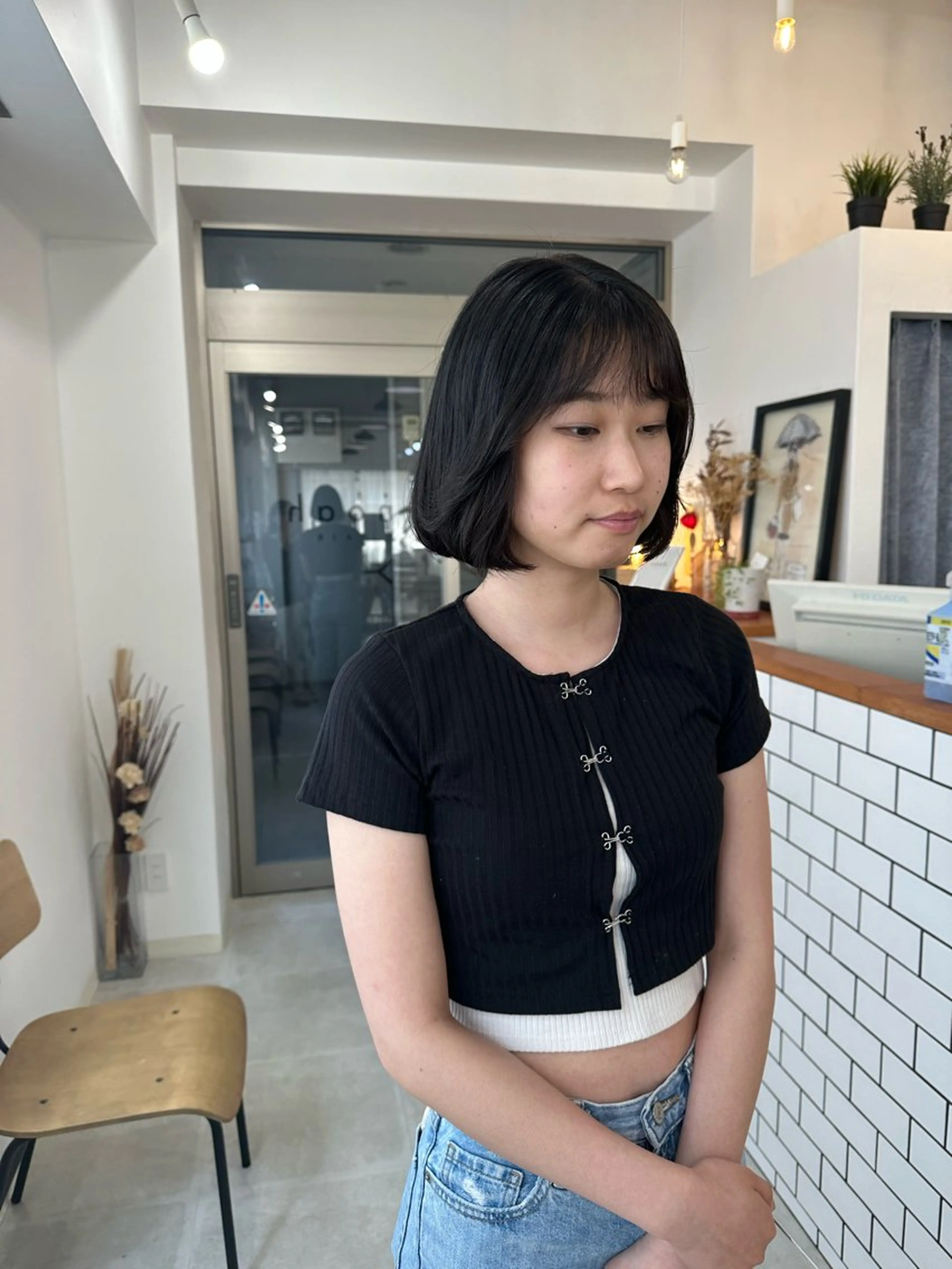 ミディアム パーマ お洒落パーマ/ 艶カラー/michiのヘアスタイル