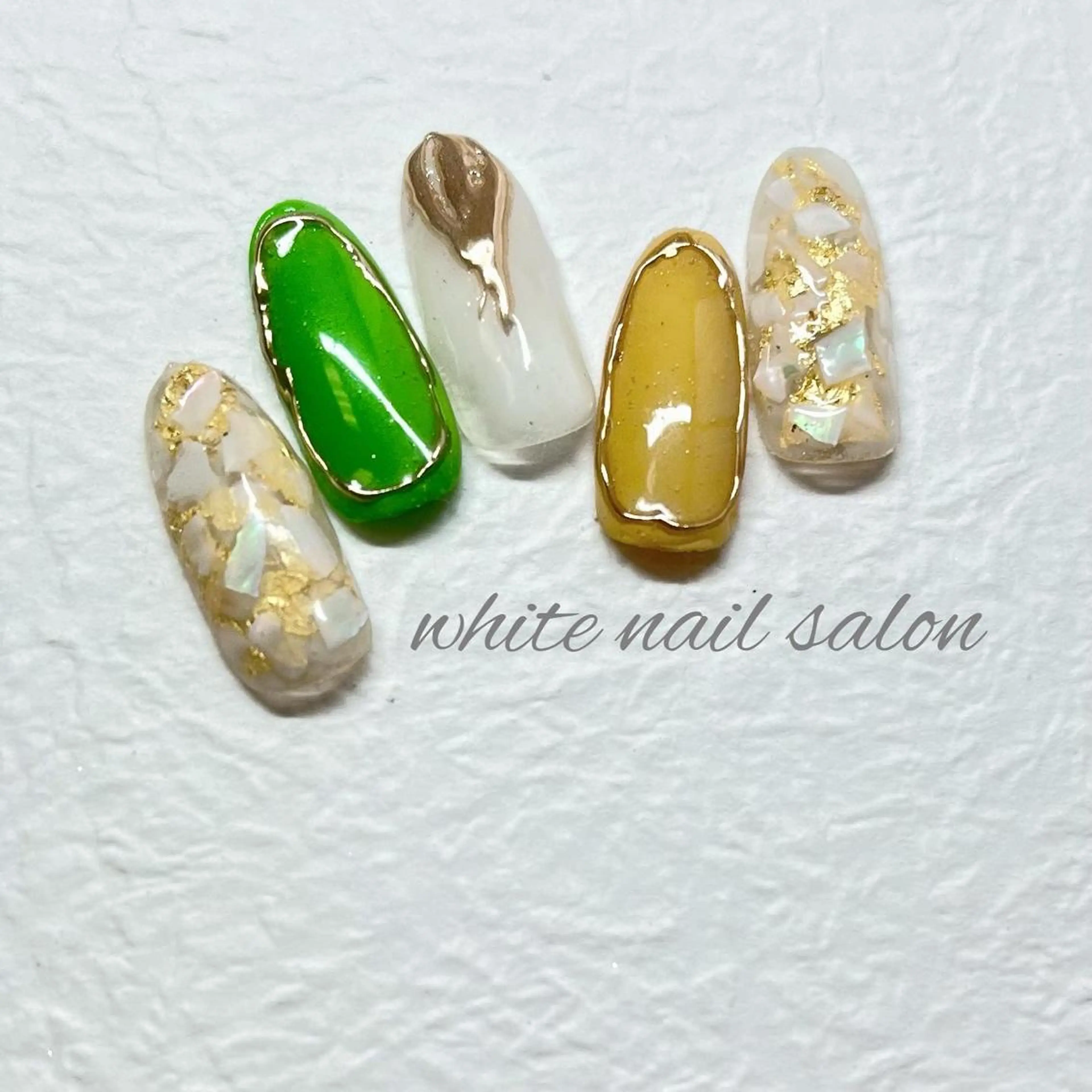 ネイル ジェルネイル ハードジェル ラメ(グリッター) 持ち込み ソフトジェル ハンドネイル white nail salonのネイルデザイン