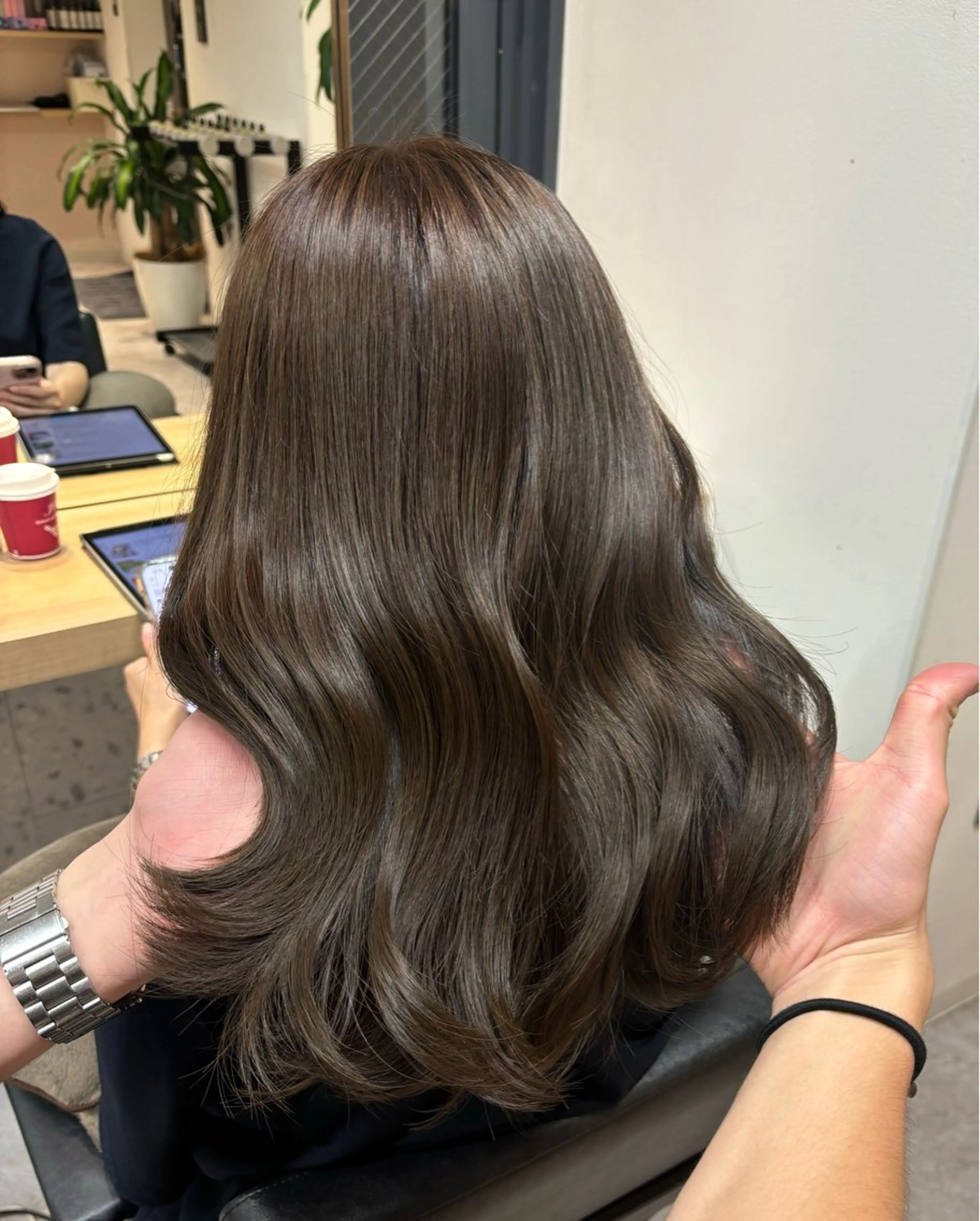 カラー ヘアカラー トリートメント 韓国♡レイヤーカット ayanoのヘアスタイル