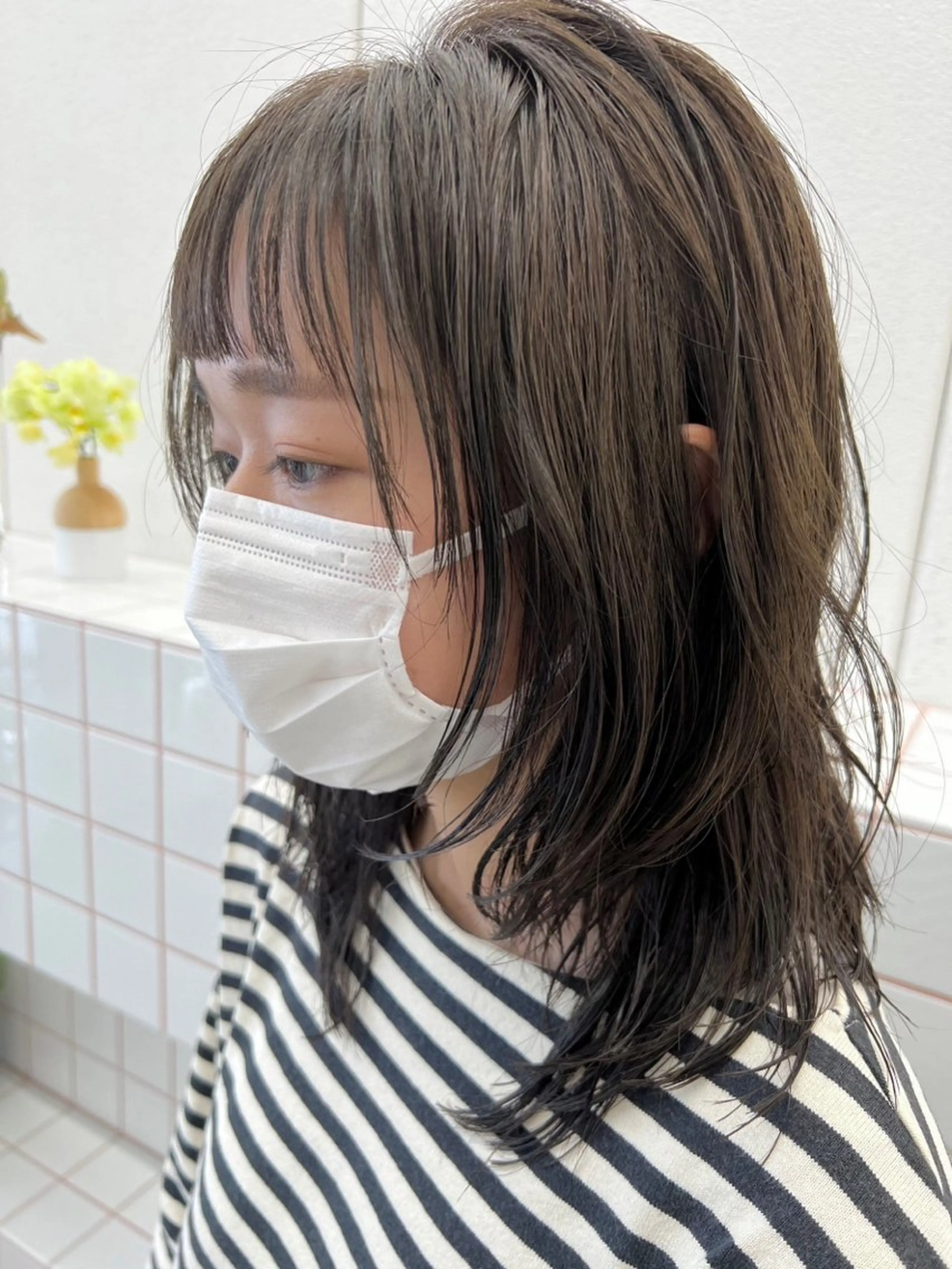 カラー カット ヘアカラー トリートメント 🪷花屋併設🪷 山下悠月のヘアスタイル