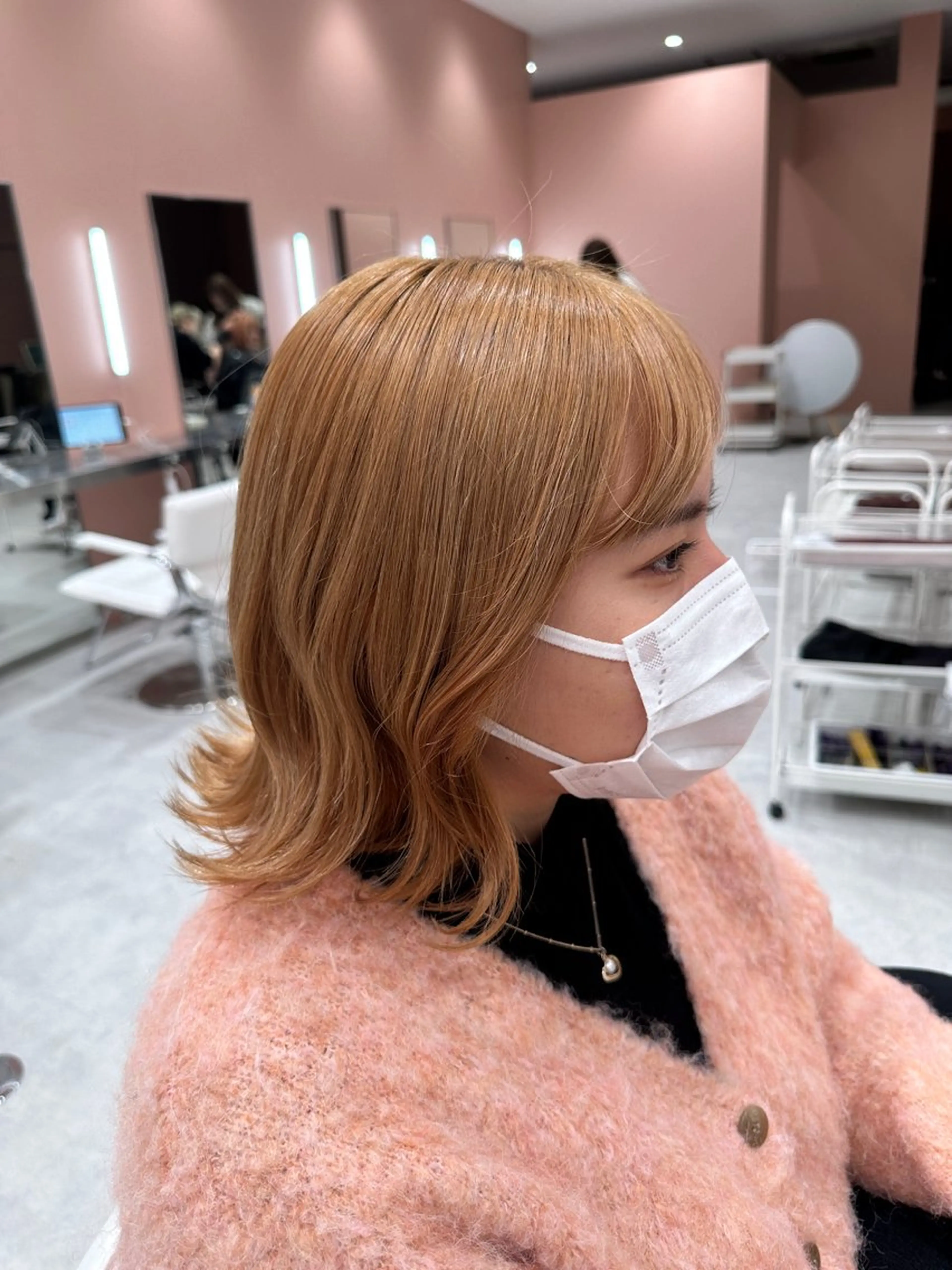 ミディアム 韓国風ヘア ヘアセット こうた/髪質改善 ストレート/ヘアケアのヘアスタイル