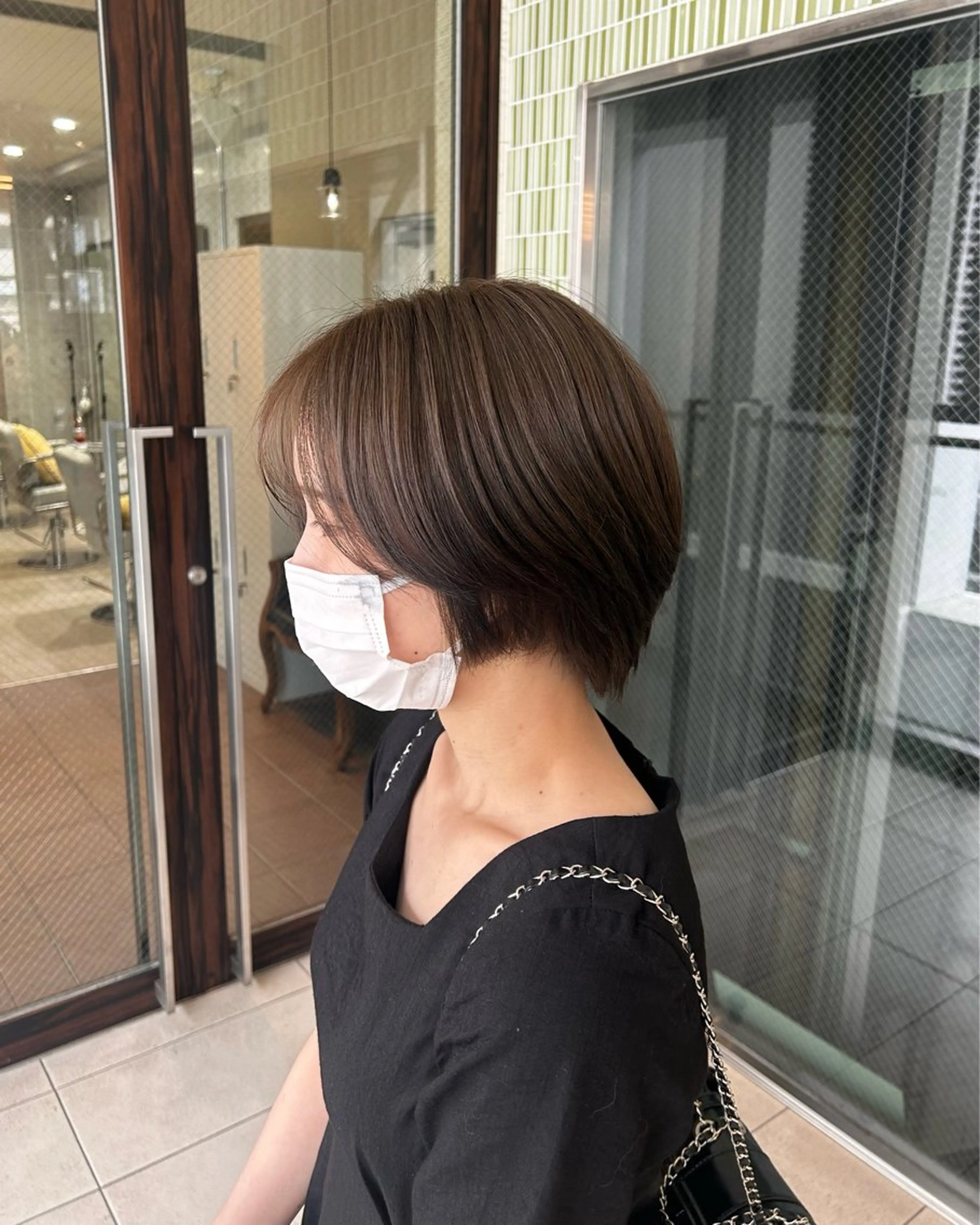ショート カット ヘアカラー トリートメント RUKA🩰透明感 寒色カラー/レイヤーのヘアスタイル