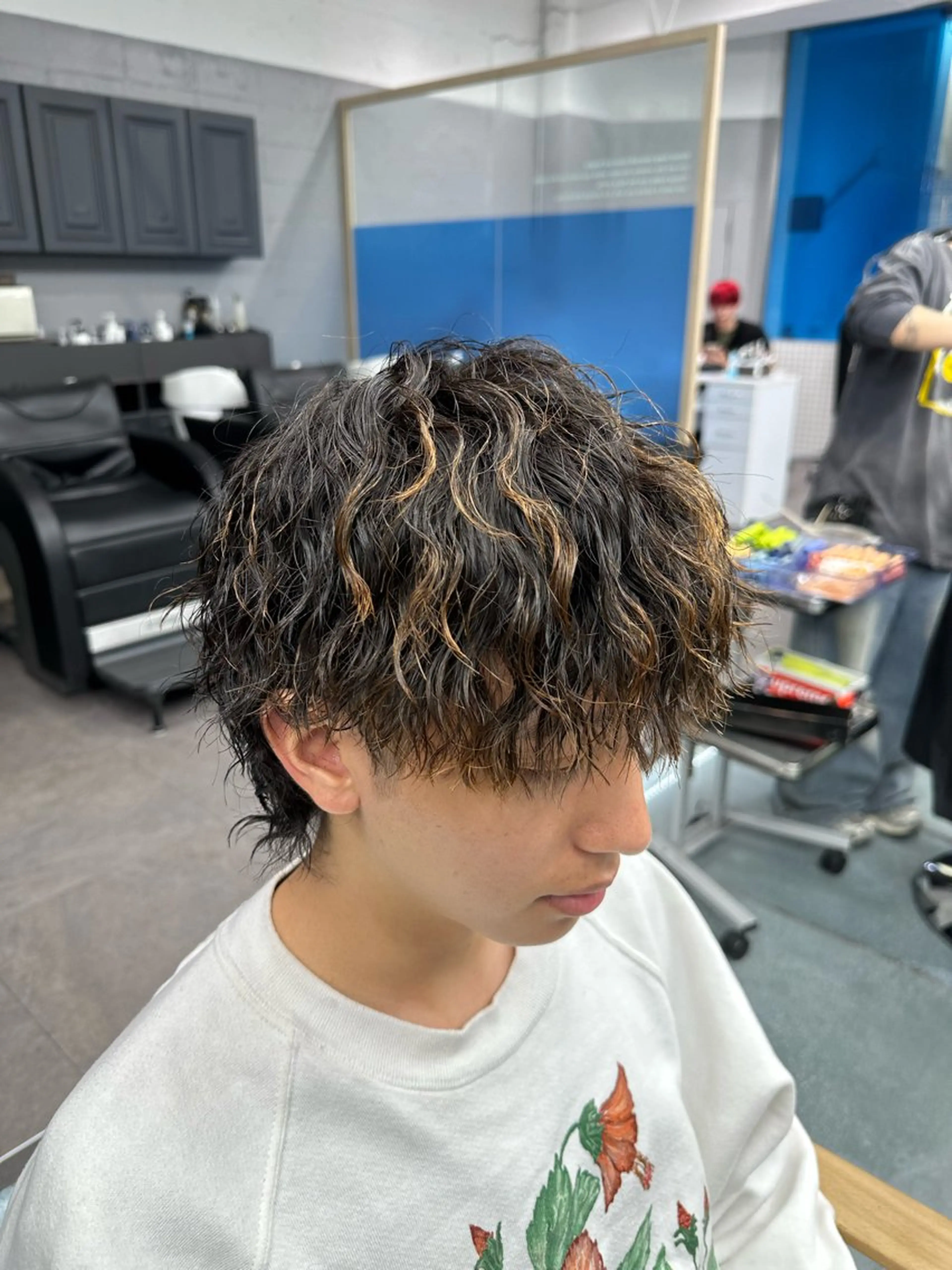 メンズ メンズパーマ特化🥇 フェザーパーマ/紘夢のヘアスタイル