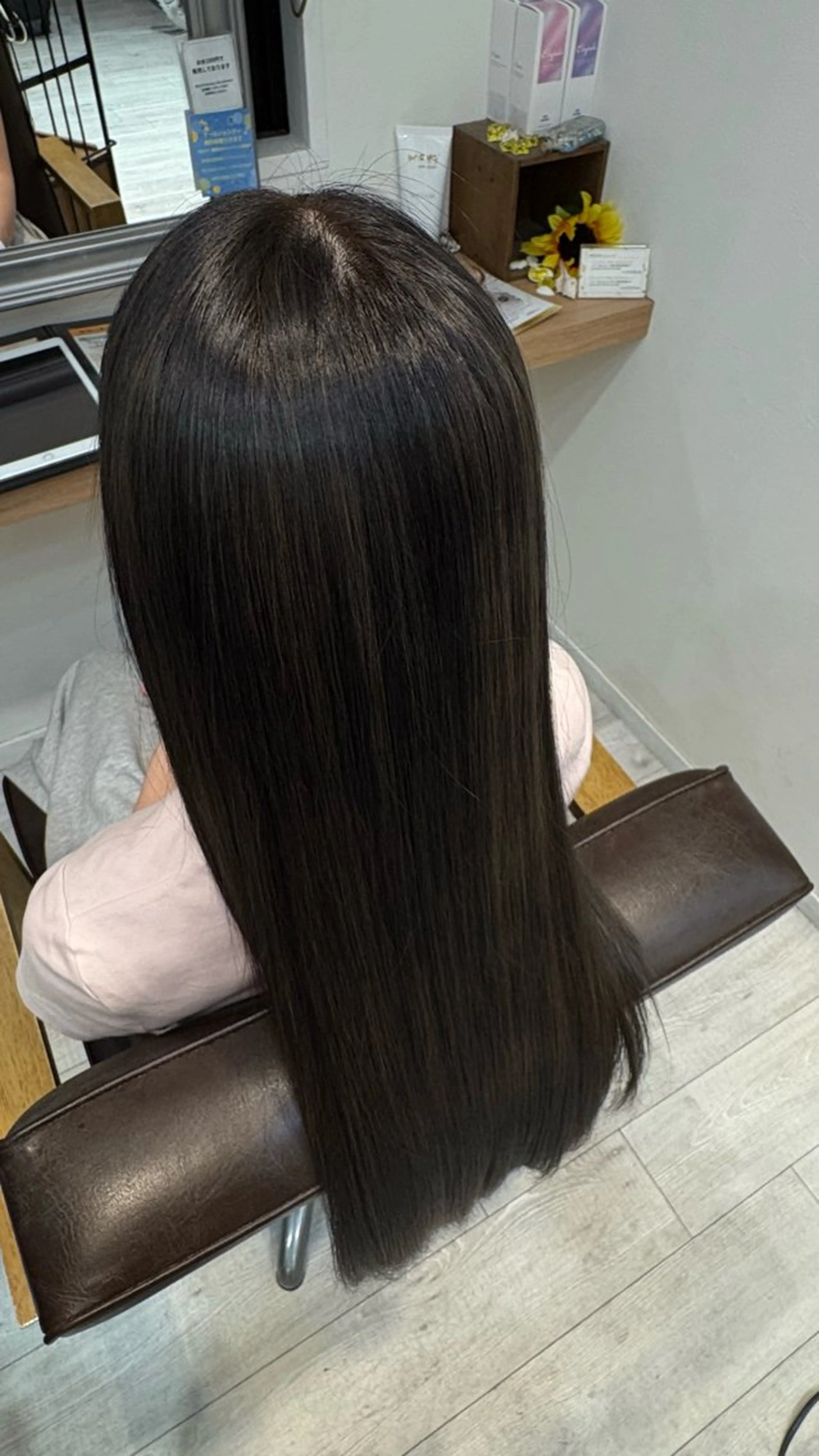 ロング カラー ヘアカラー トリートメント 髪質改善/艶カラー❄ 𝐲𝐮𝐮.のヘアスタイル