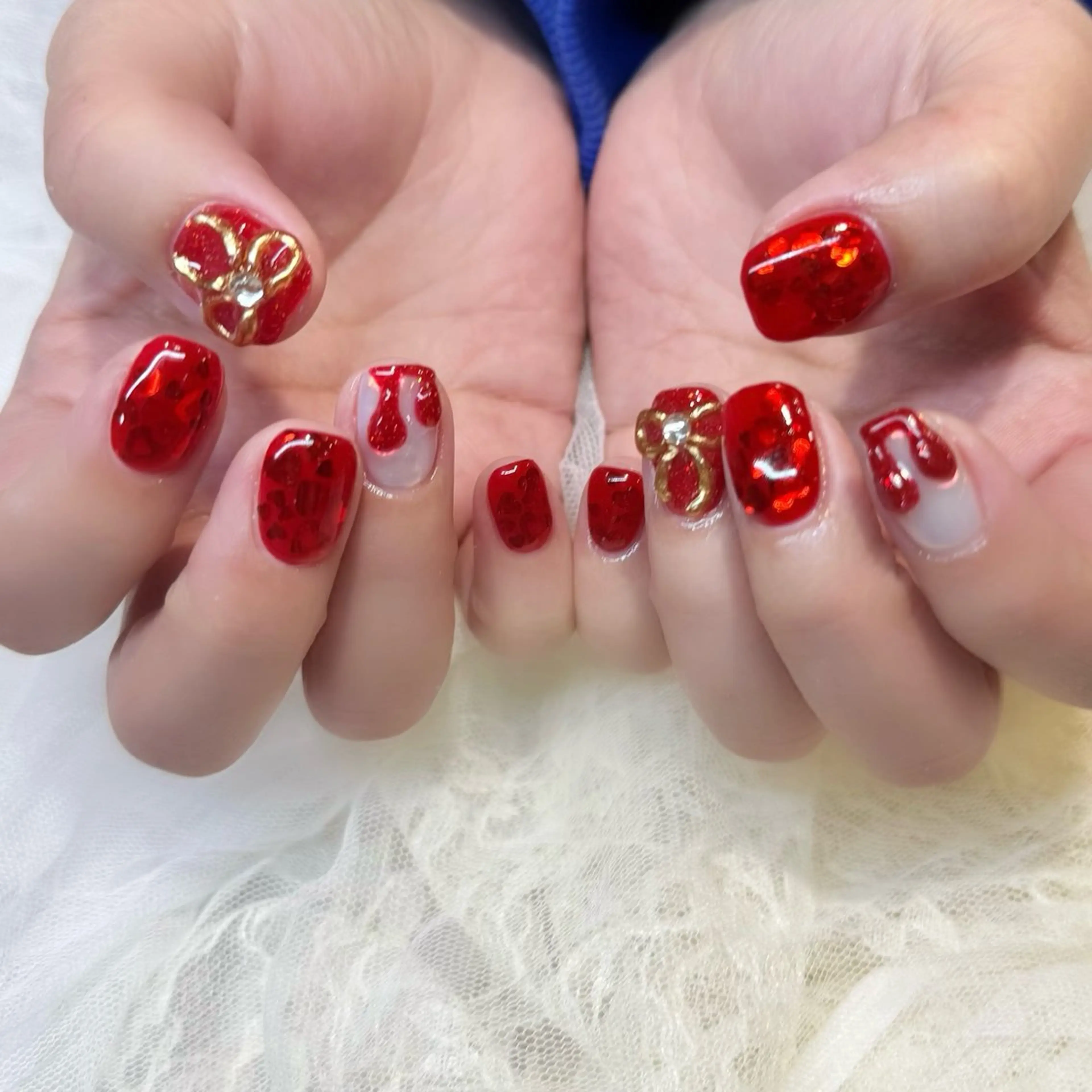 ネイル ハンドネイル 新井 ひなののネイルデザイン