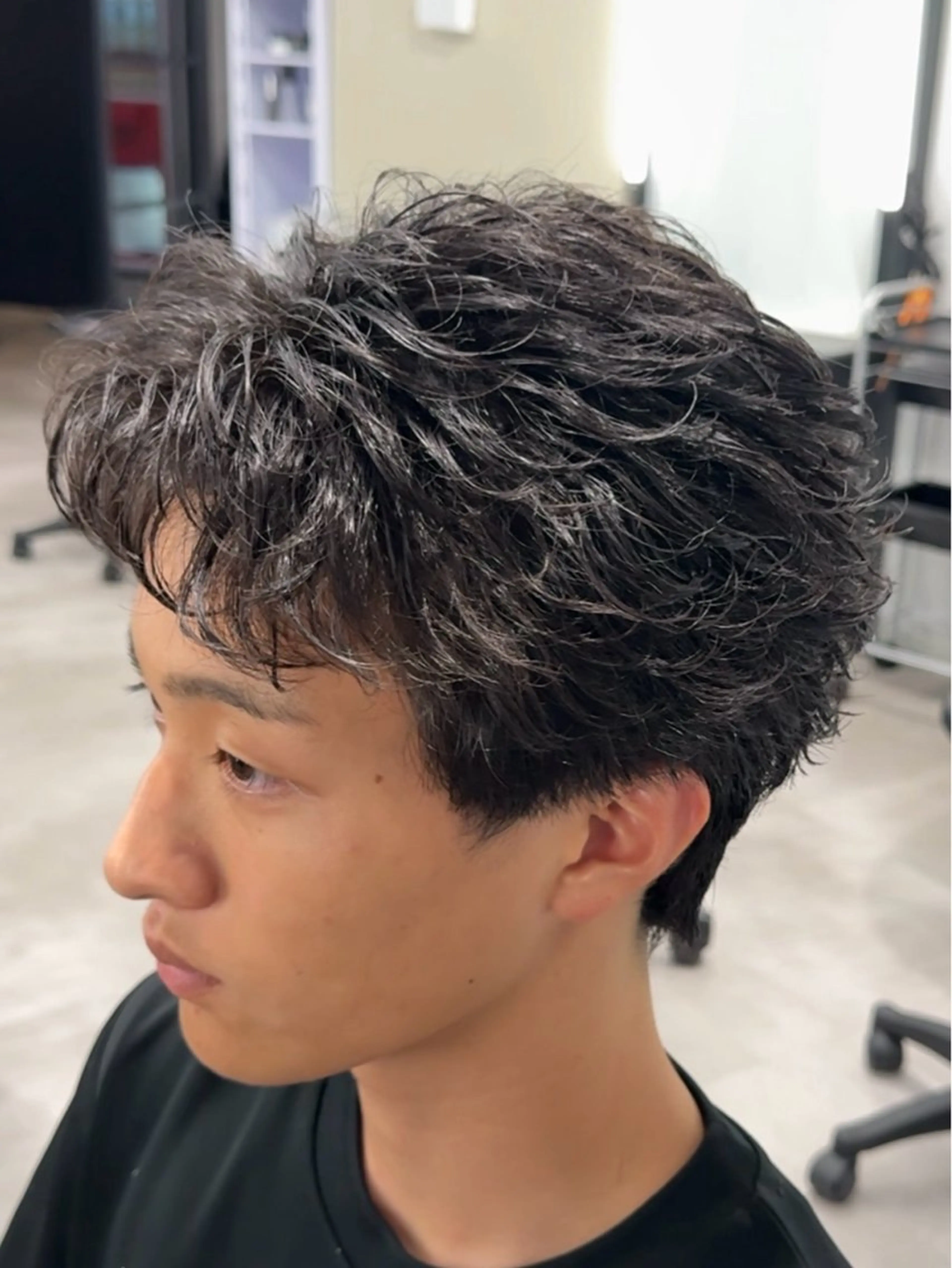 ショート ショートヘア カット パーマ U.No【ウノ】所属・高橋 昂大のヘアスタイル
