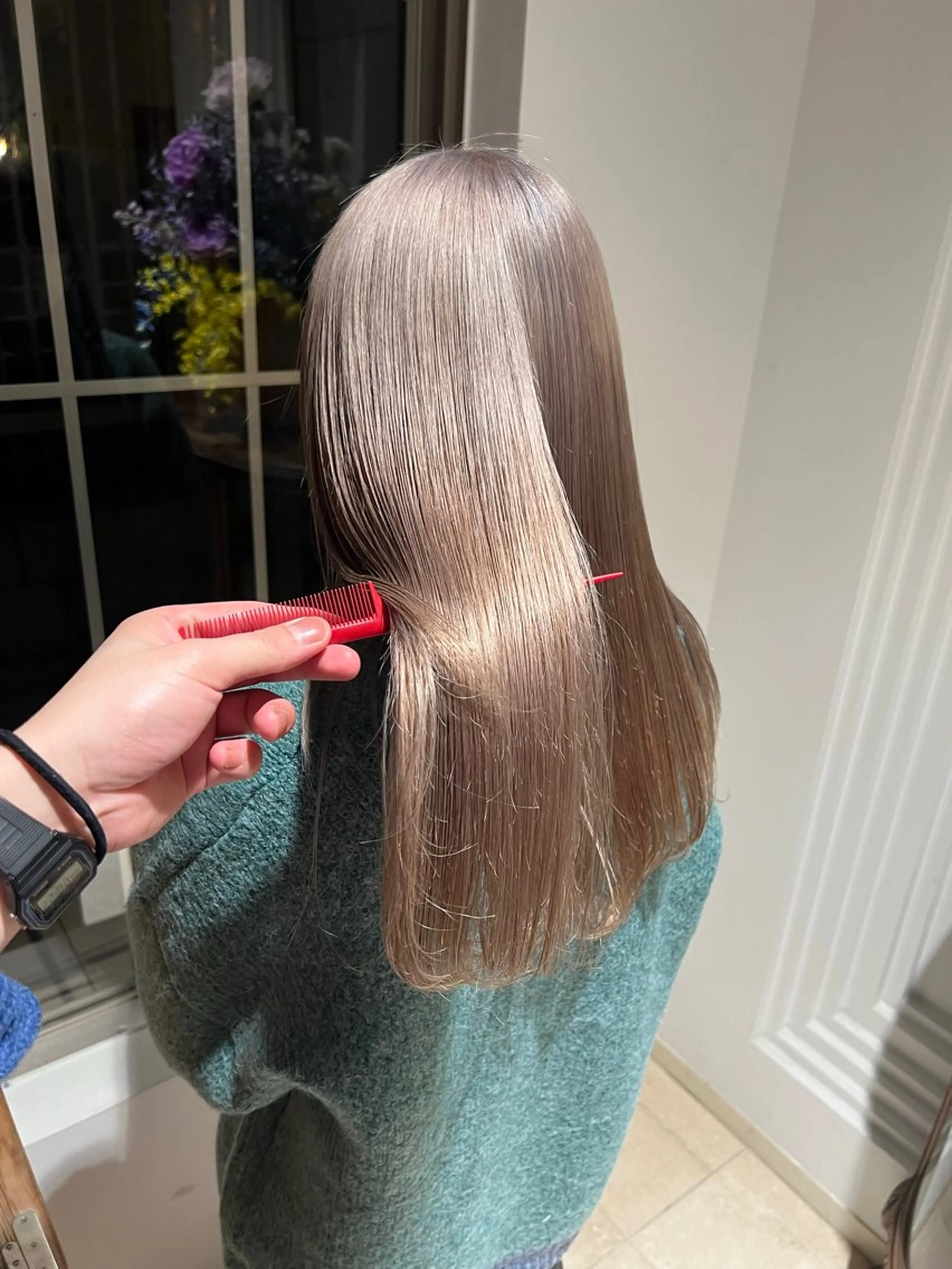 🩷美髪矯正🩷ケア縮毛矯正+デザインカット+ケアトリートメント✂️髪悩みも綺麗にして見せます。⭐️⭐️究極潤艶ヘアーの写真