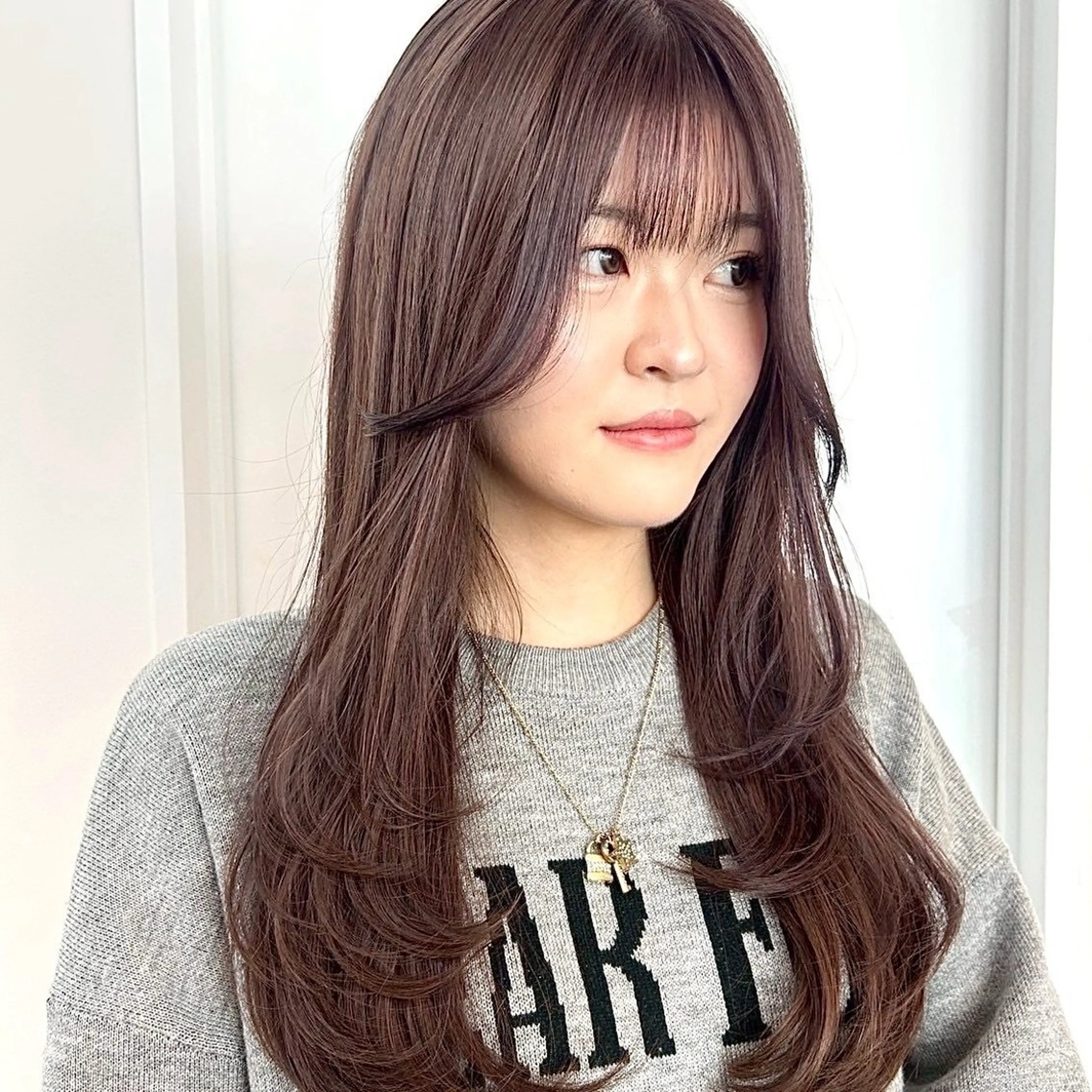 ロング ヘアカラー 北島 遥香🫧インナ ー /ベージュカラーのヘアスタイル