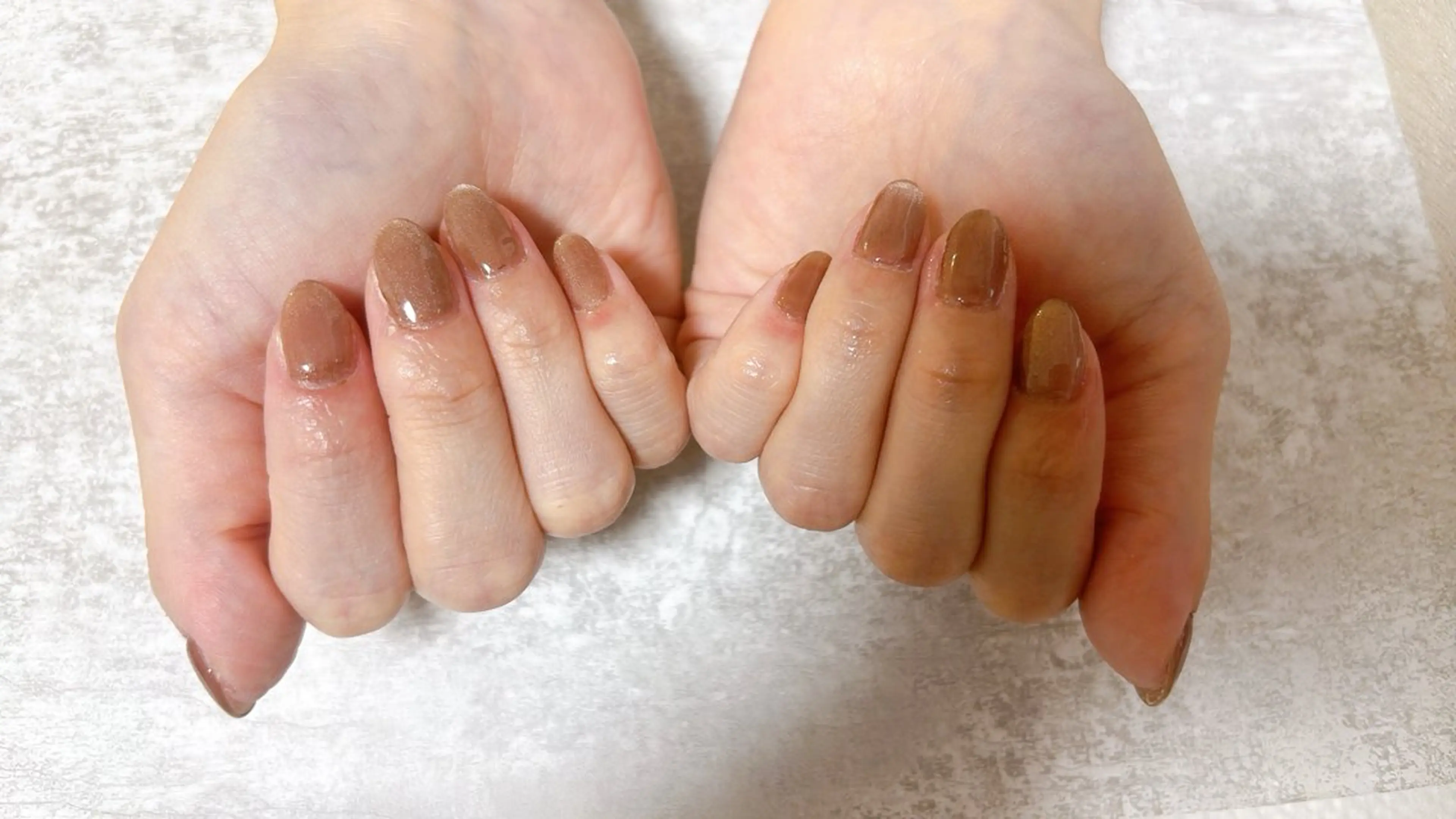 ネイル オーロラネイル フットネイル フレンチネイル ジェルネイル キラキラネイル ハンドネイル Mogu nail 二子玉川のネイルデザイン