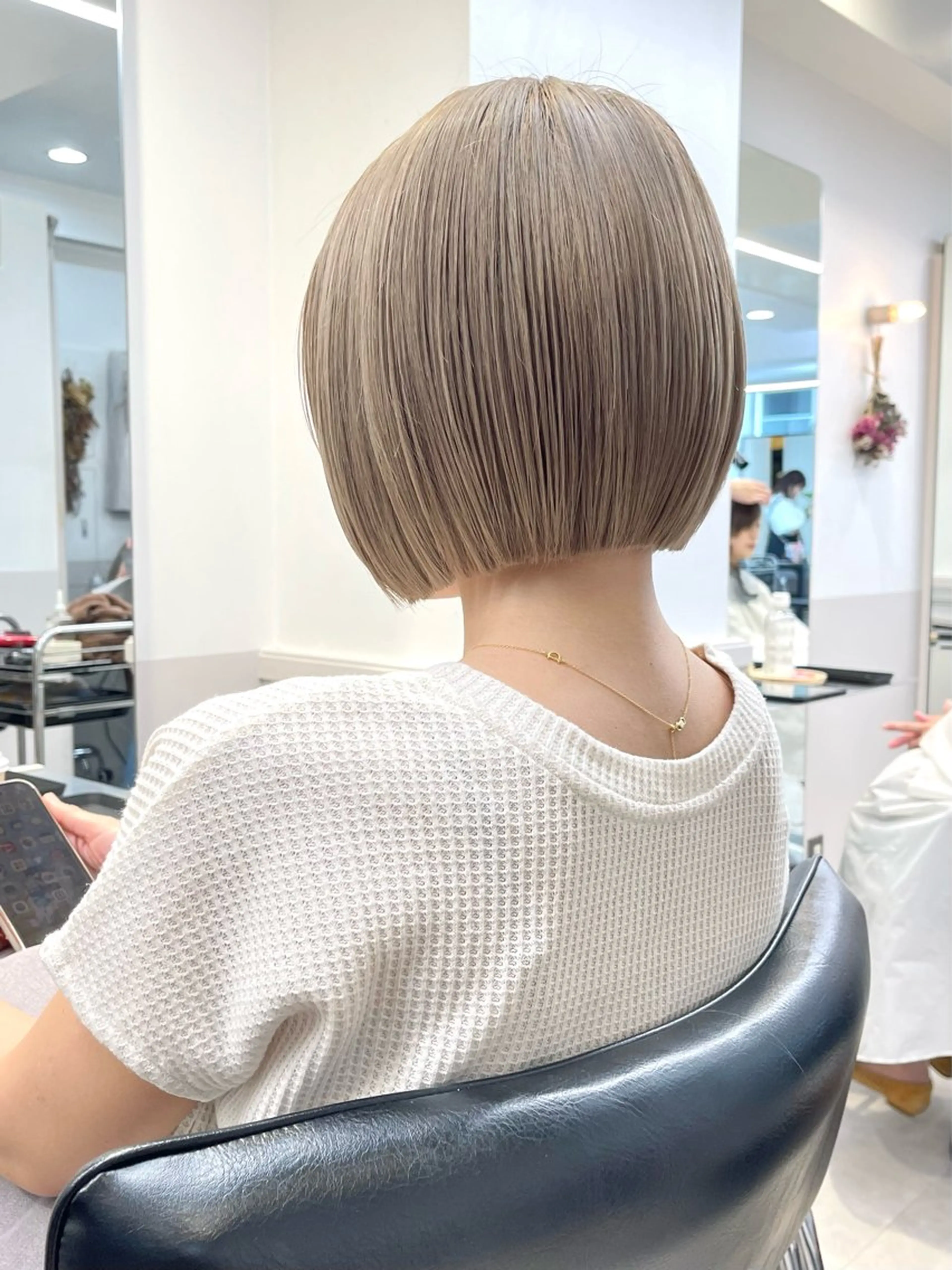 ショート 💫anショートボブ /カラー【日本橋】のヘアスタイル