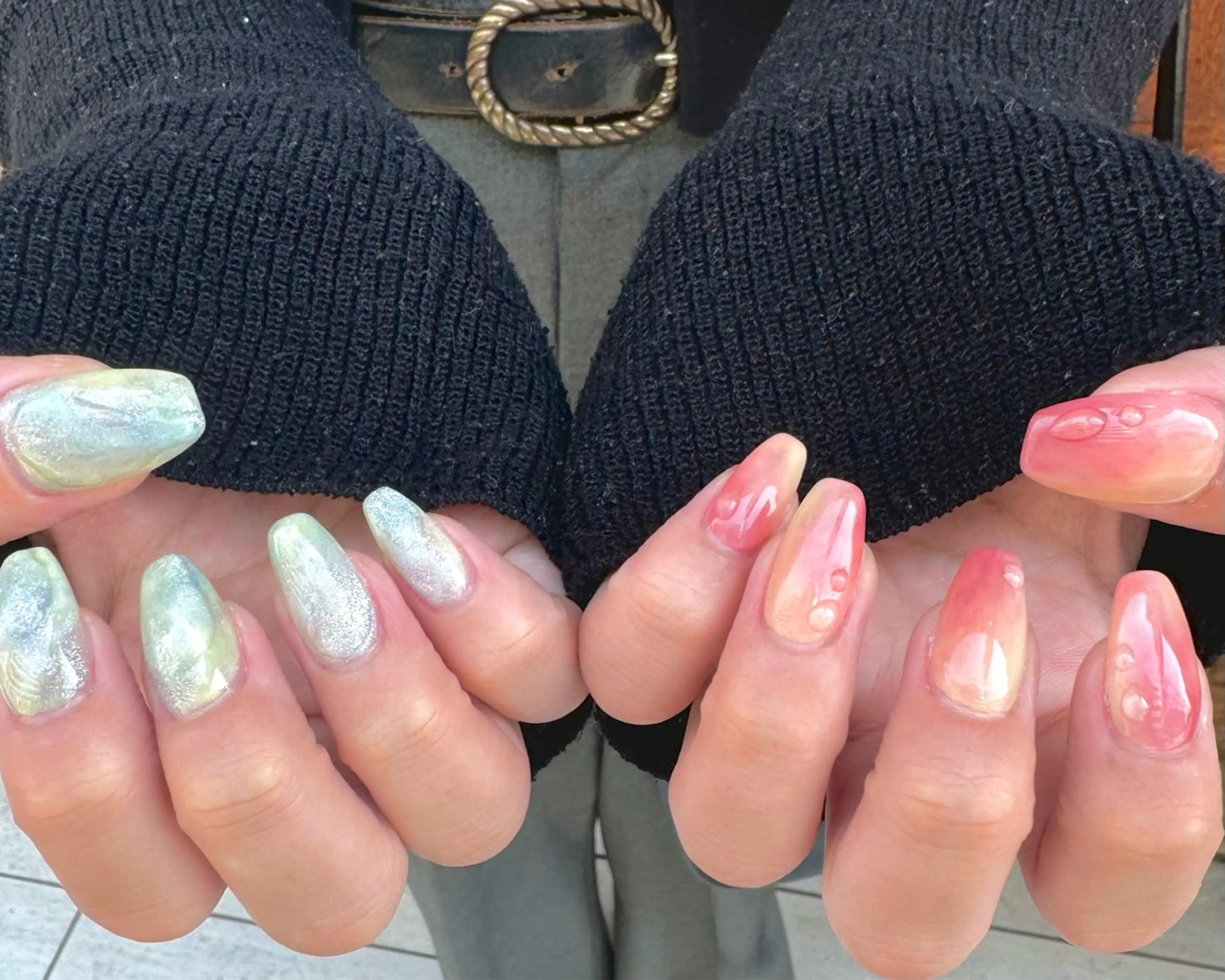 ネイル マグネットネイル ニュアンスネイル 🌺🌴N. Rita🥥のネイルデザイン