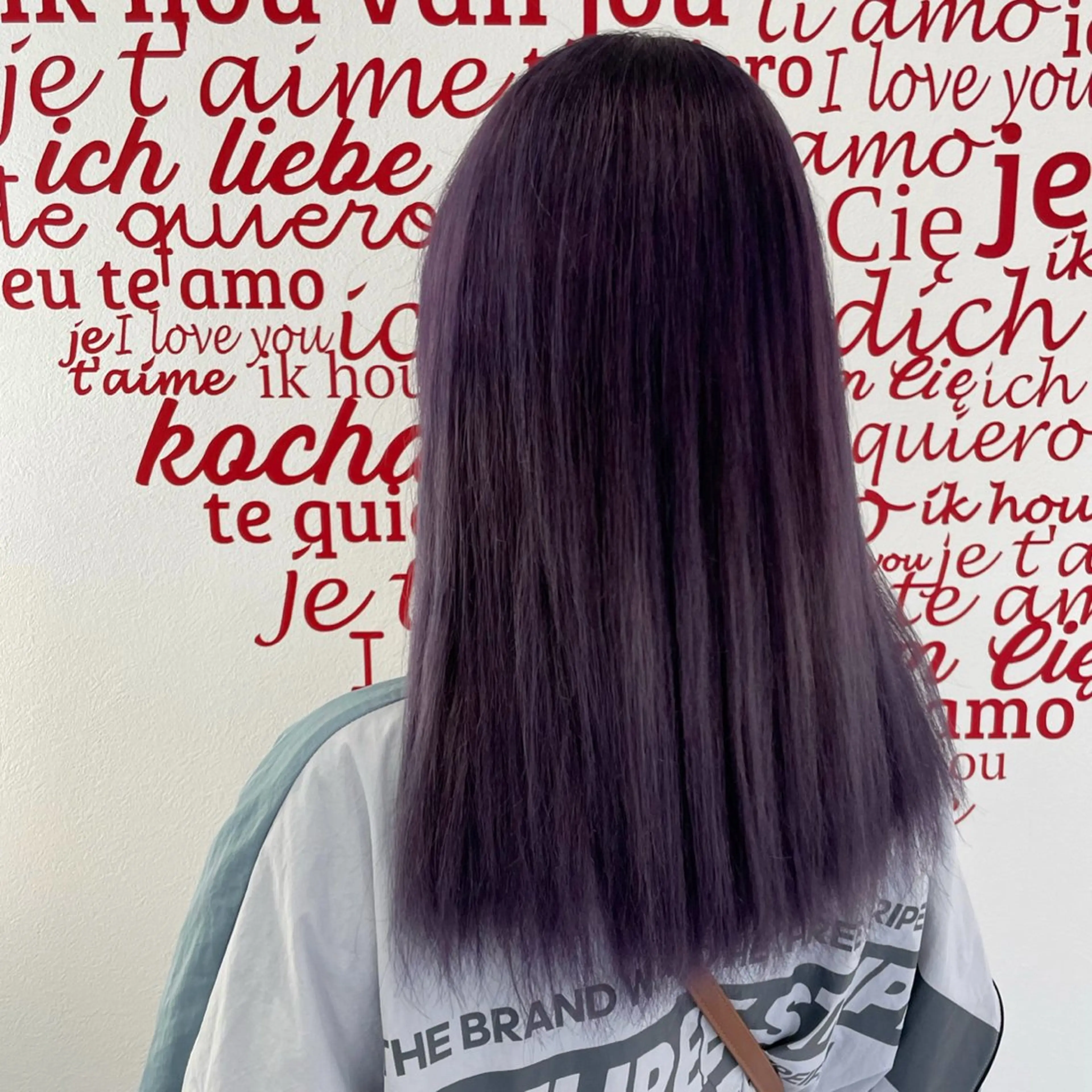セミロング カラー CREAPY　日向野 利菜のヘアスタイル
