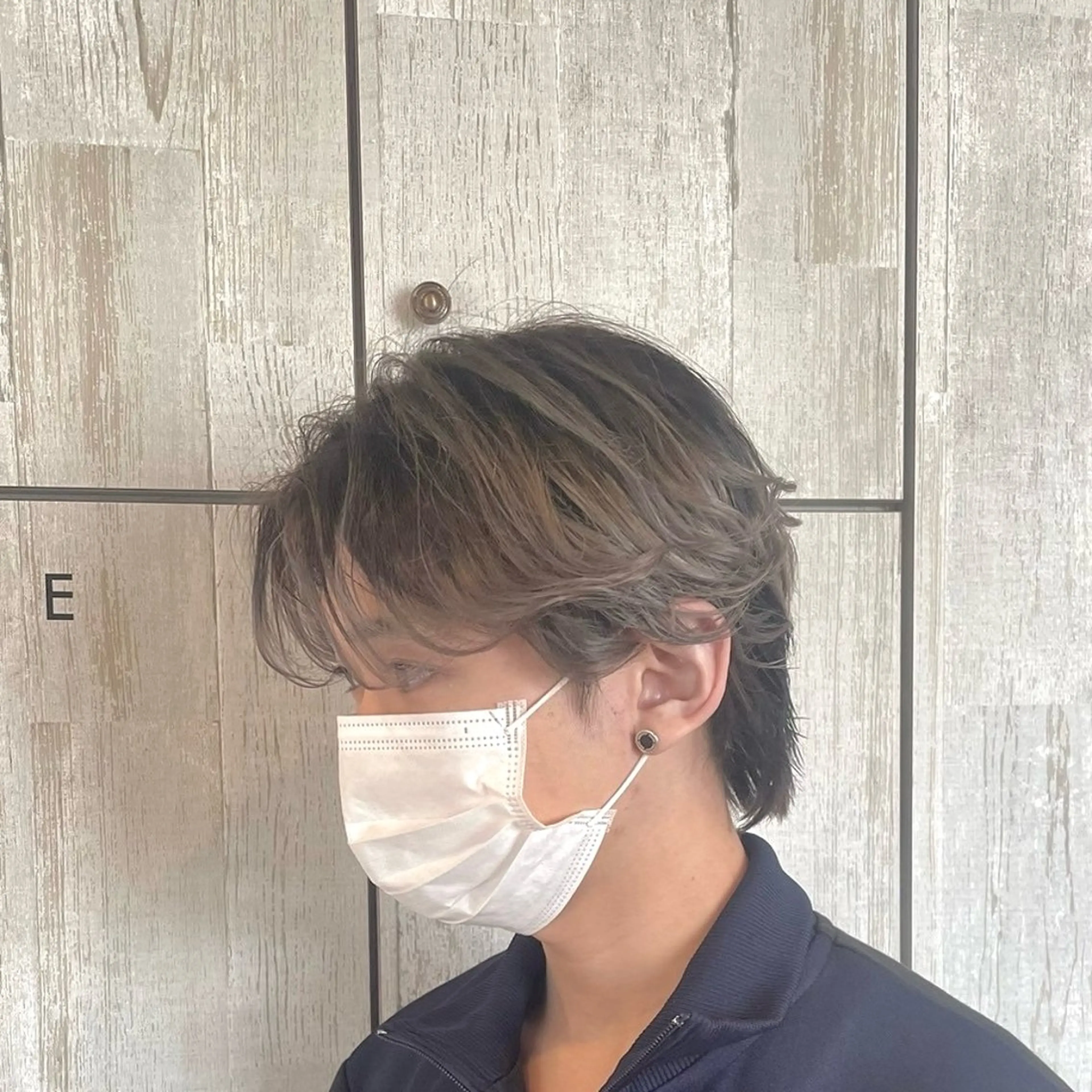 カラー メンズ カラー/韓国レイヤー /ブリーチ/hinaのヘアスタイル