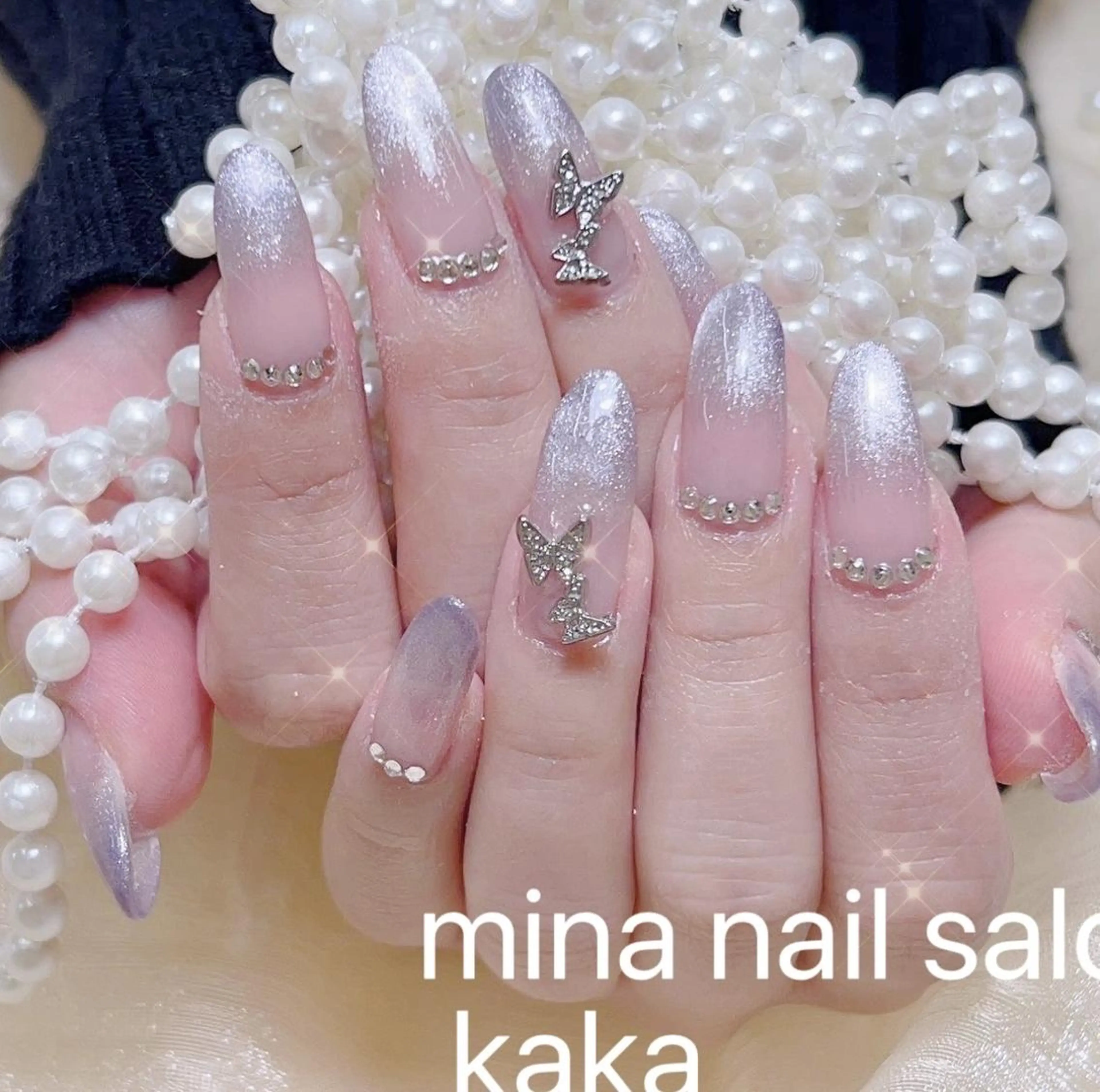 ネイル Mina🧸 韓国風ネイル🎀のネイルデザイン