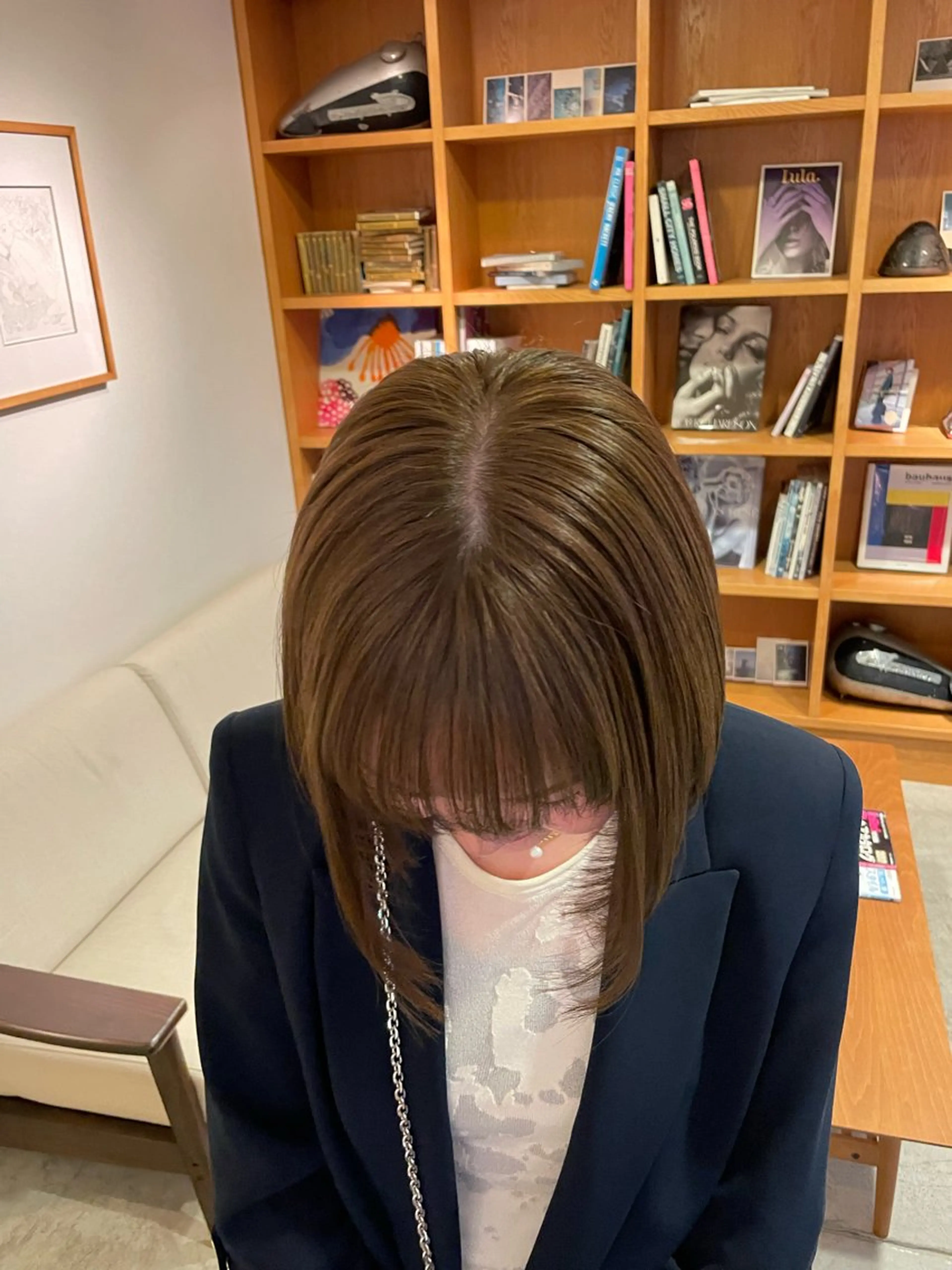 カラー ベージュカラー オリーブベージュ ONZE所属・ONZE miyuのヘアスタイル
