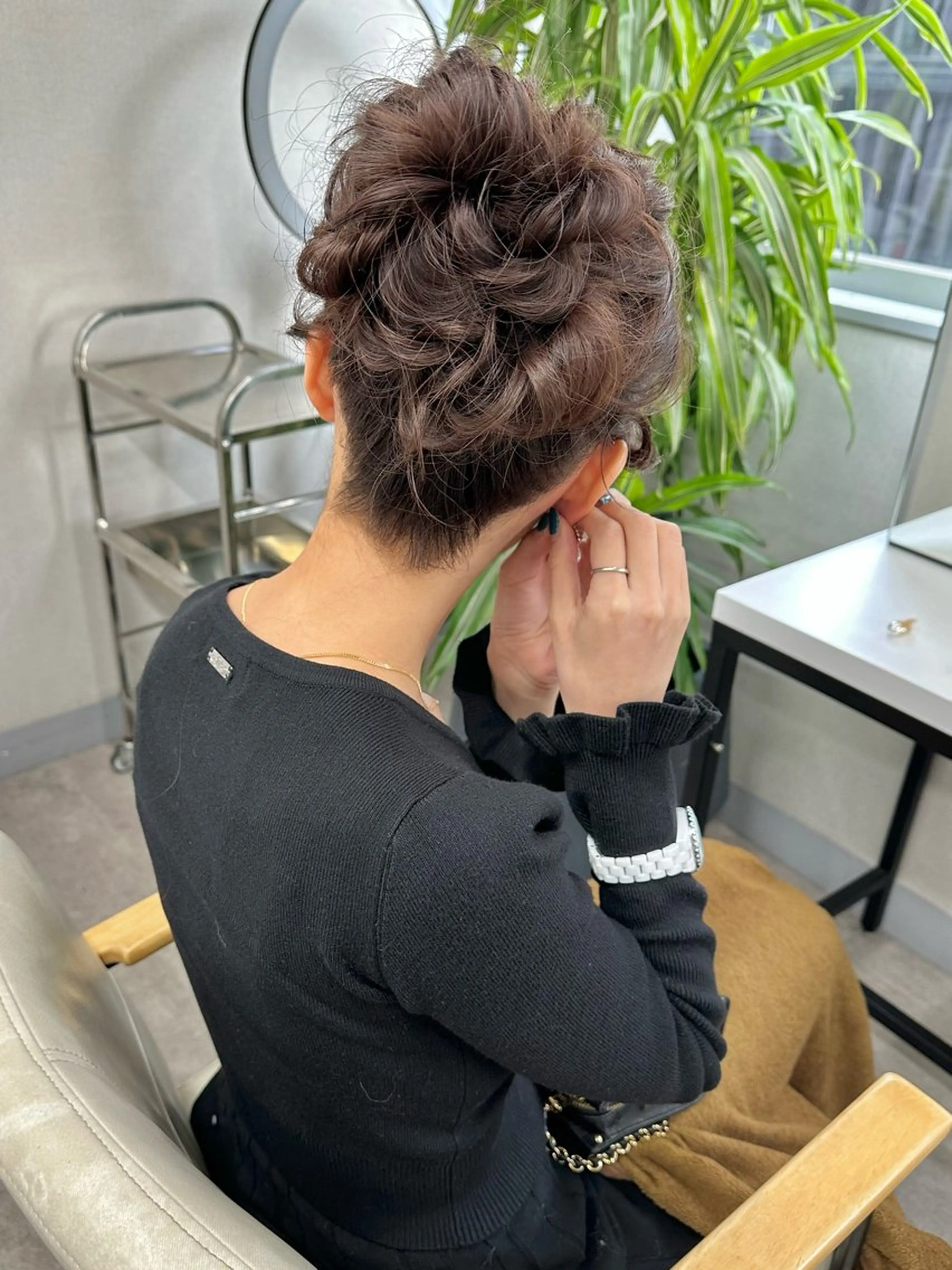 セミロング ヘアアレンジ ヘアセット レイヤーカット🪄 耳ツボ🎀Ayumiのヘアスタイル