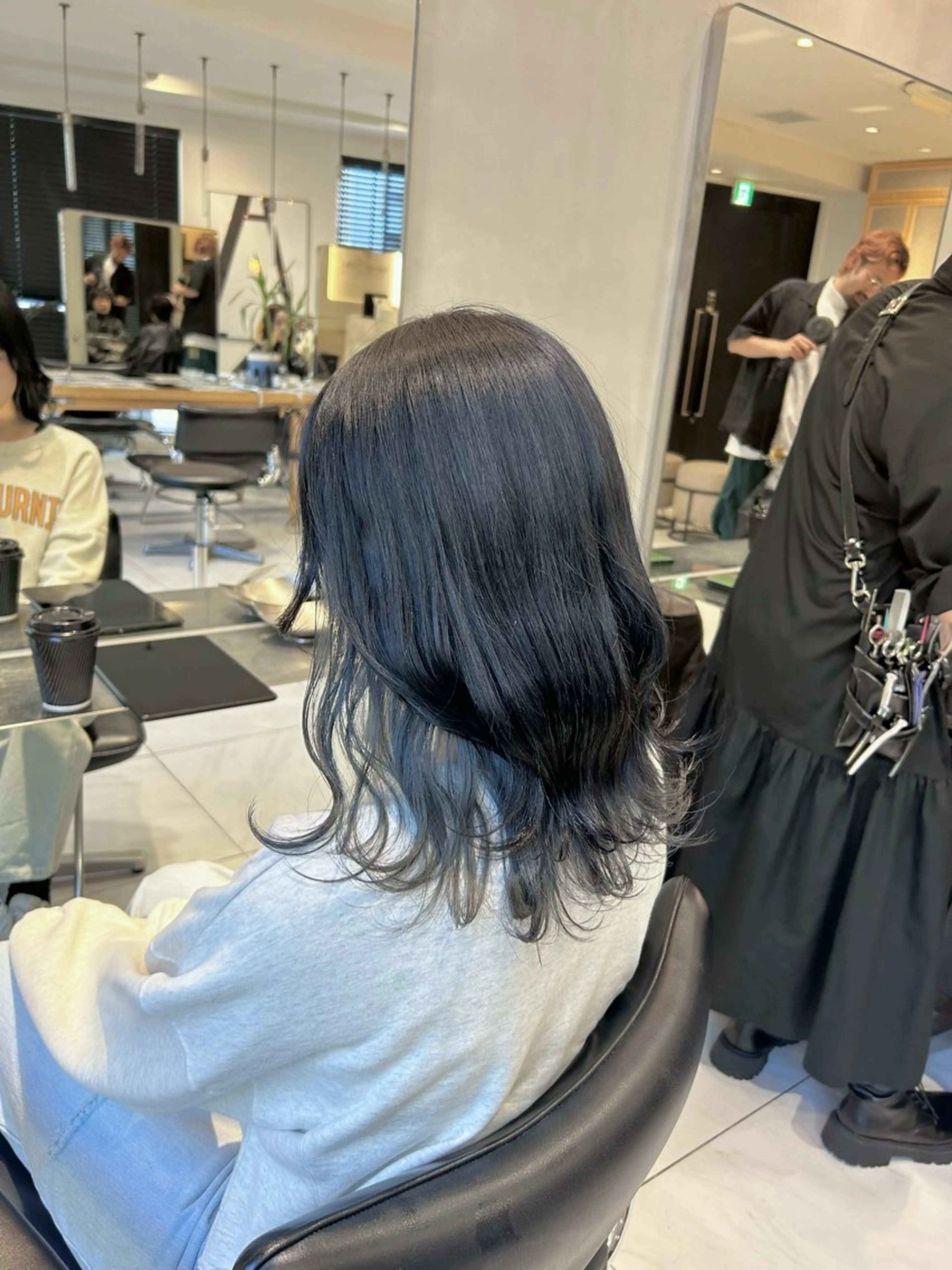 カラー ヘアカラー トリートメント ヘッドスパ ヘアセット ハイトーン/エクステ レイヤー/mikoのヘアスタイル