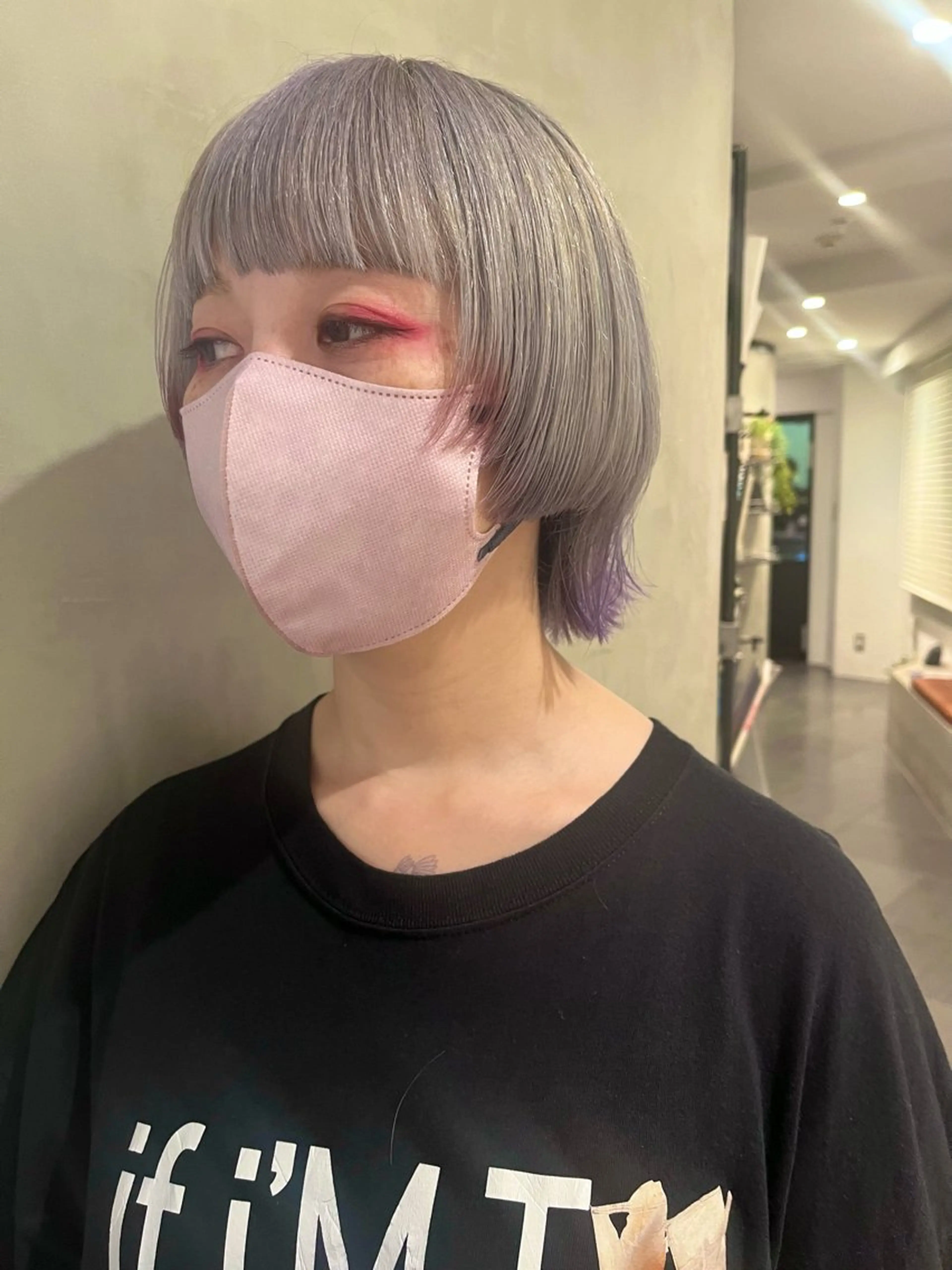 ショート カラー ピンクカラー パープルカラー 姫カット ヘアカラー トリートメント 暖色/姫カット🎀 オタク特化🎀ゆうなのヘアスタイル