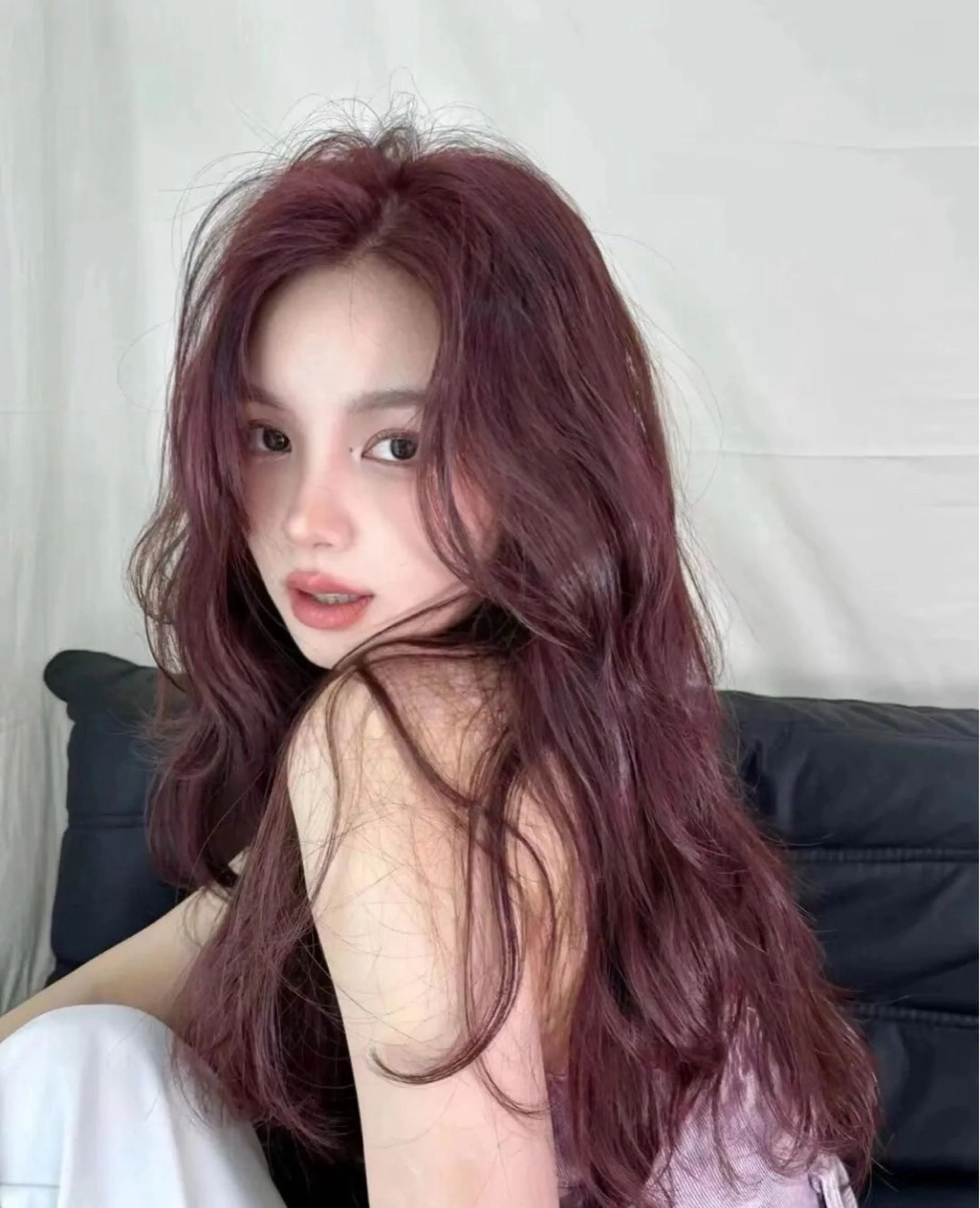 💜ラベンダーカラーにしたい方オススメ💜ブリーチなしダブルカラー➕美髪トリートメントの写真