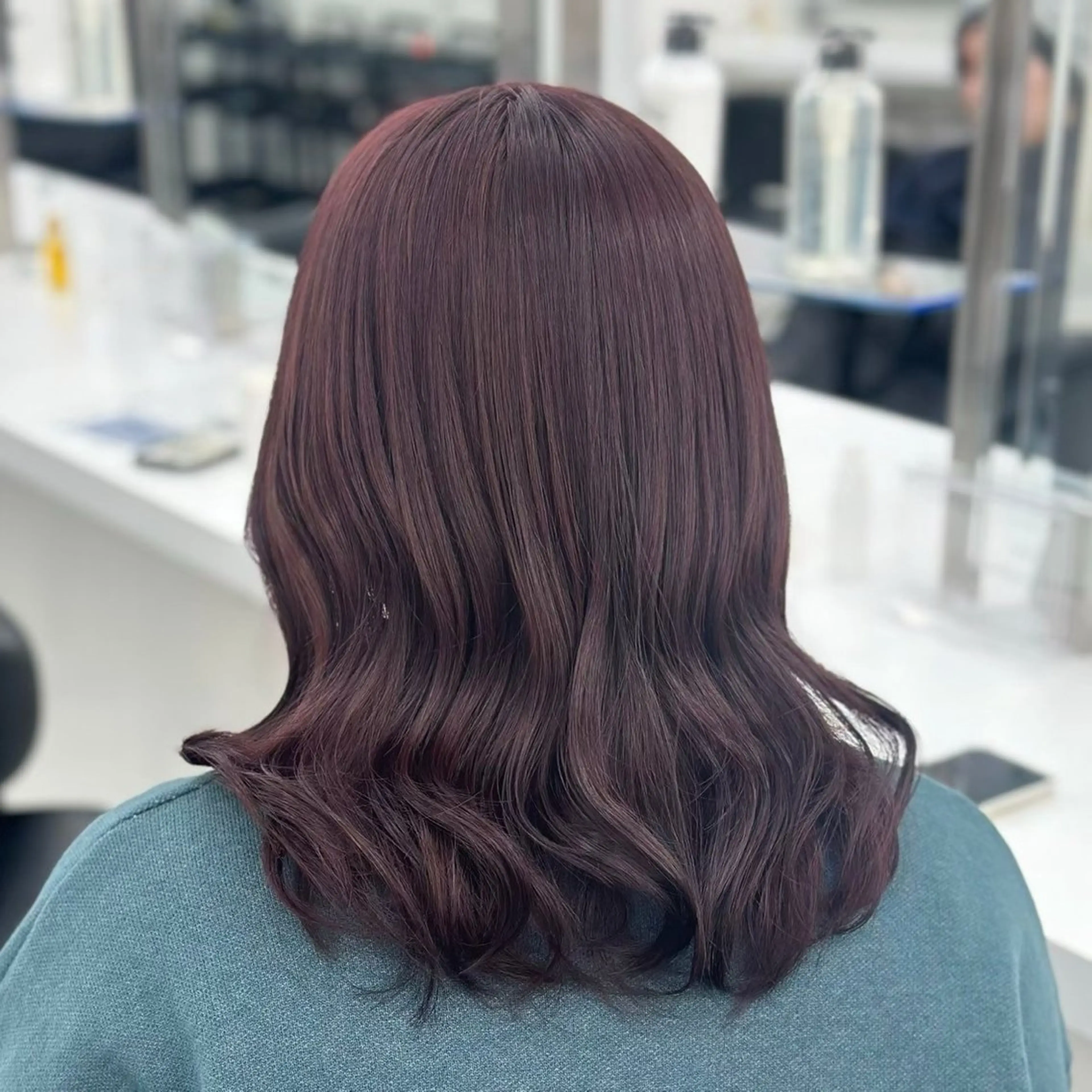 ロング カラー mina/暖色カラー 🥀韓国カット🥀のヘアスタイル