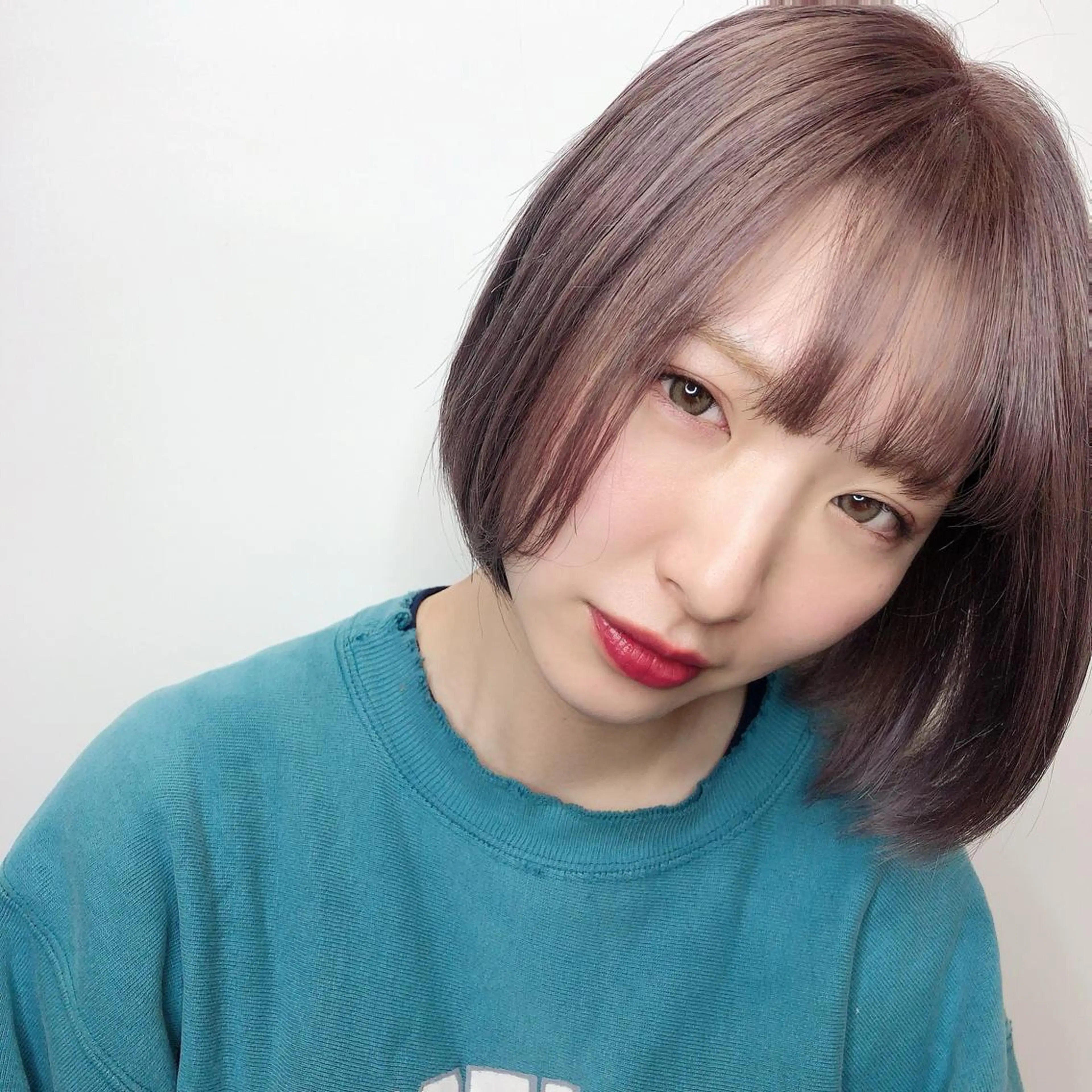 ショート カラー エクステ 美髪改善・ストレート 🌿エクステ/カンジのヘアスタイル