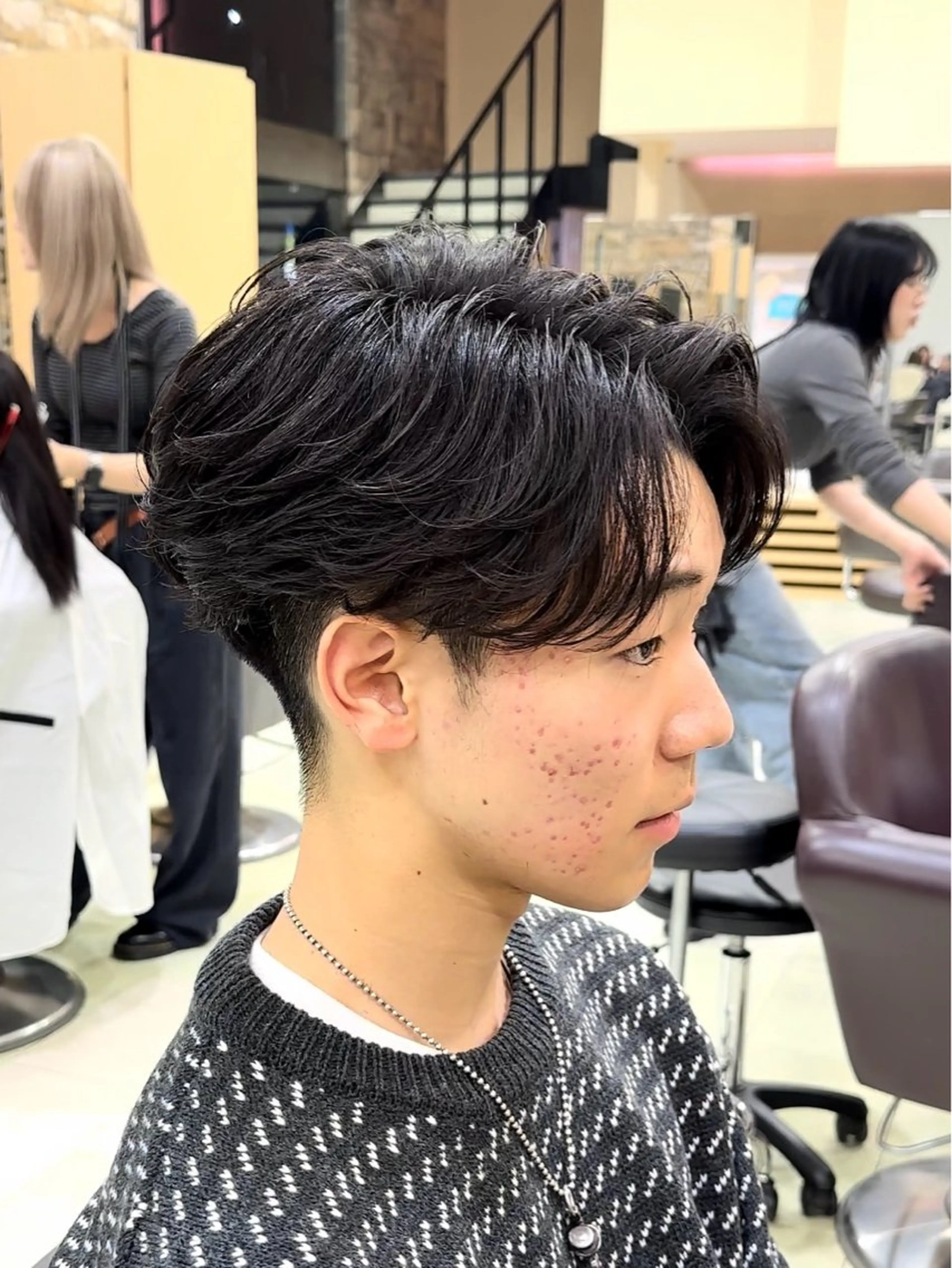 パーマ メンズ カット パーマ メンズパーマ特化🥇 フェザーパーマ/紘夢のヘアスタイル