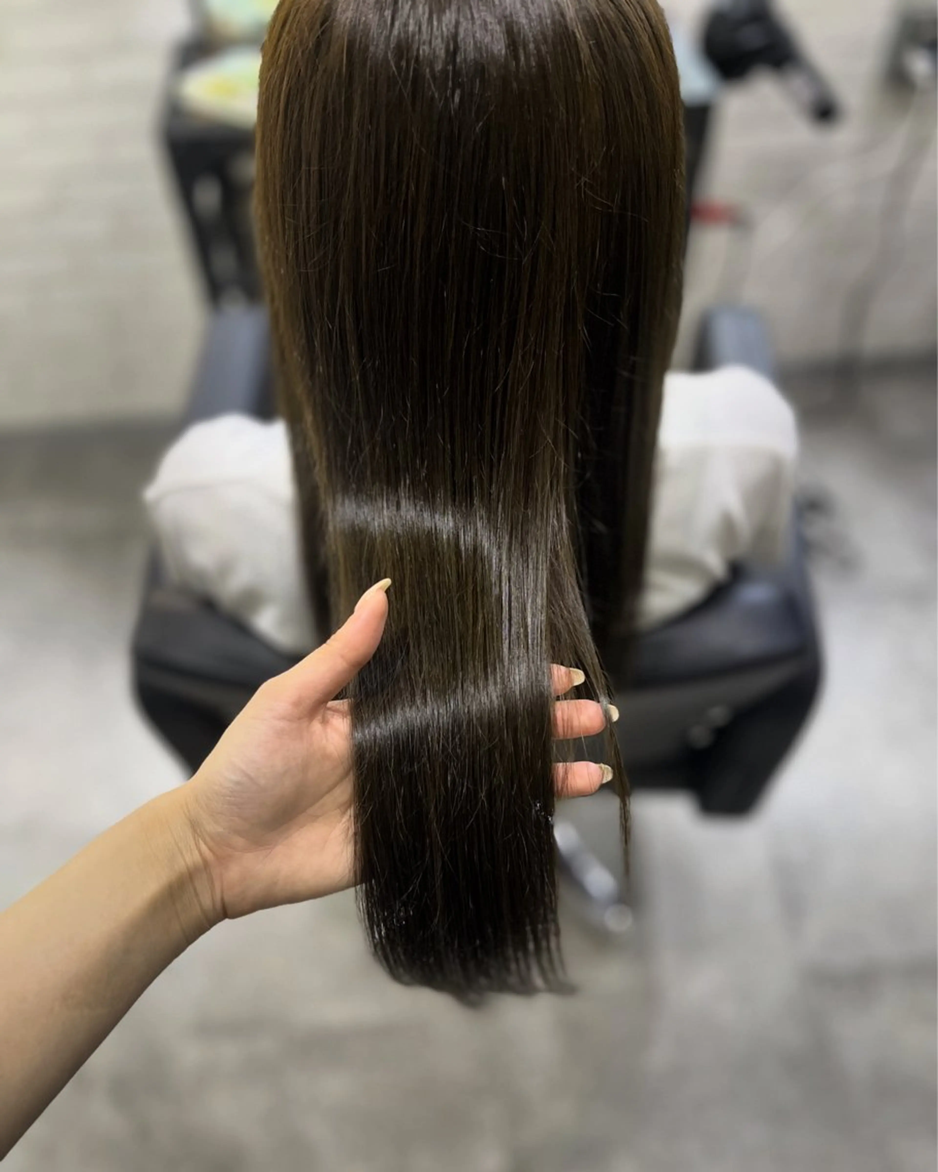 カラー ブラウンカラー オリーブブラウン ヘアカラー Zina博多店 CHIHIRO🫧のヘアスタイル
