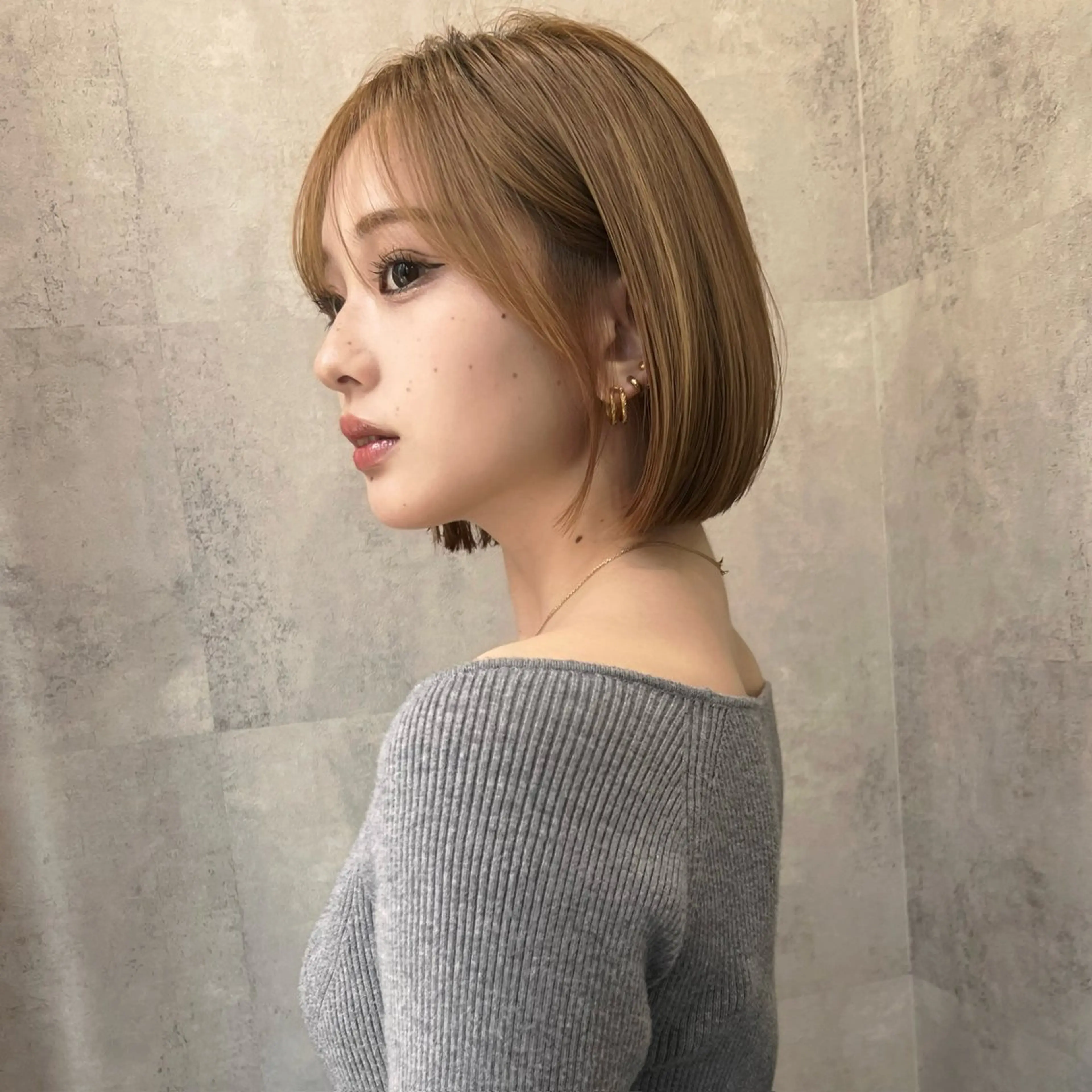 ミディアム カット ヘアカラー トリートメント LAVEL 代表 住吉　創のヘアスタイル