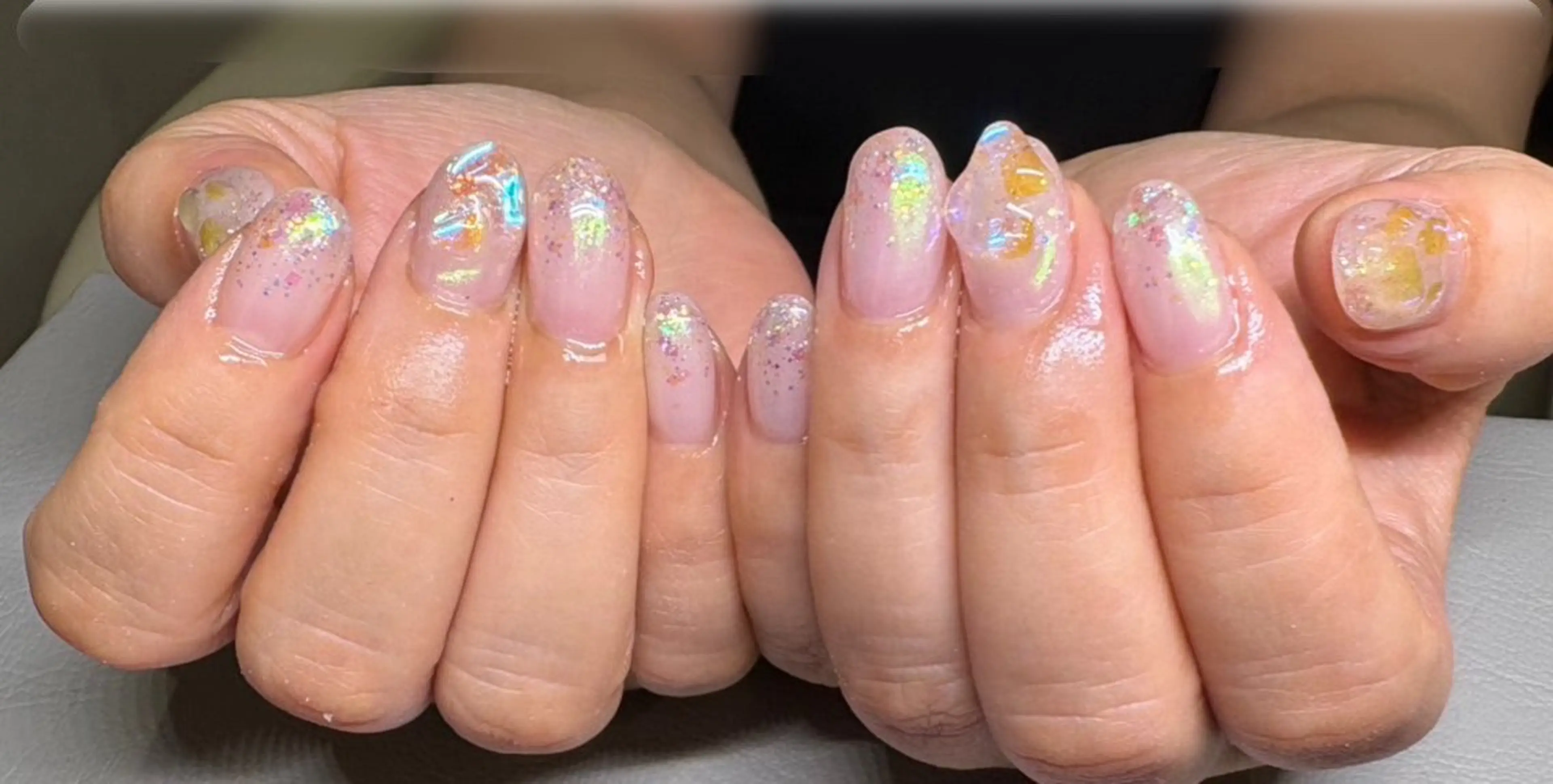 ネイル 持ち込み ハンドネイル Chaleur fleurのネイルデザイン