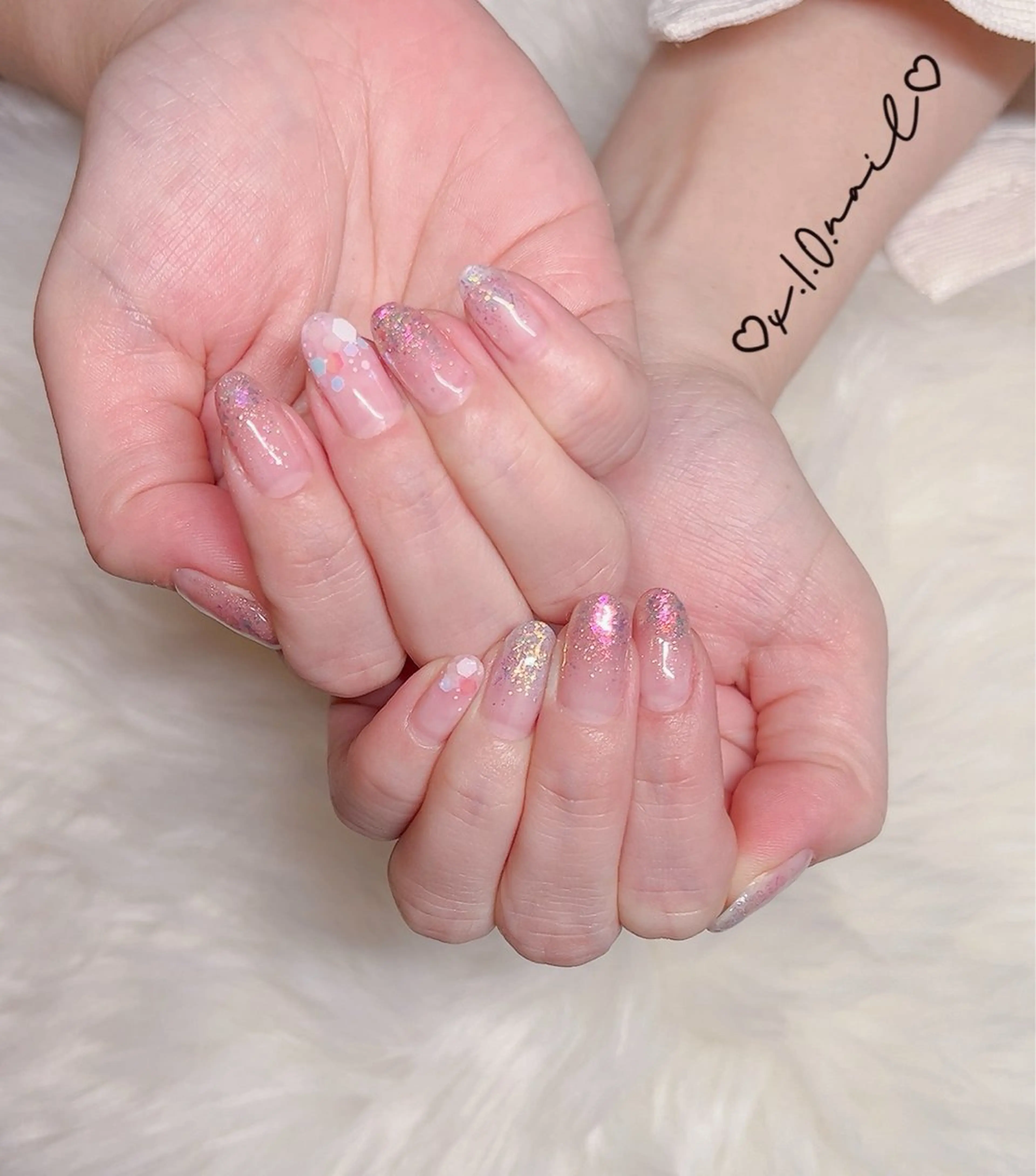 ネイル アニマル柄 アートネイル ニュアンスネイル ネイルチップ ハンドネイル x.1.0.nail ♡Cのネイルデザイン