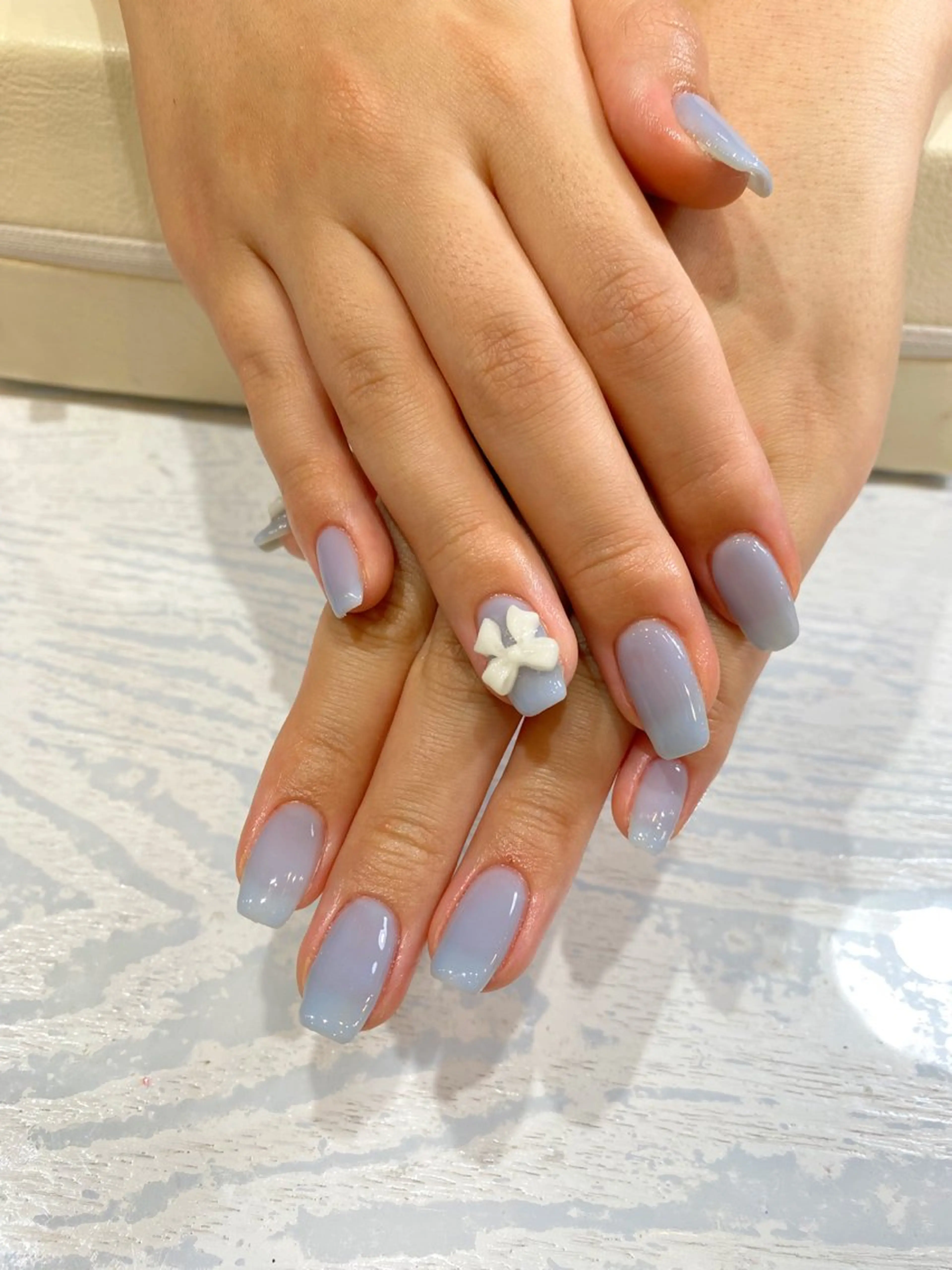 ネイル ジェルネイル ワンカラーネイル パラジェル Nest 岩崎のネイルデザイン