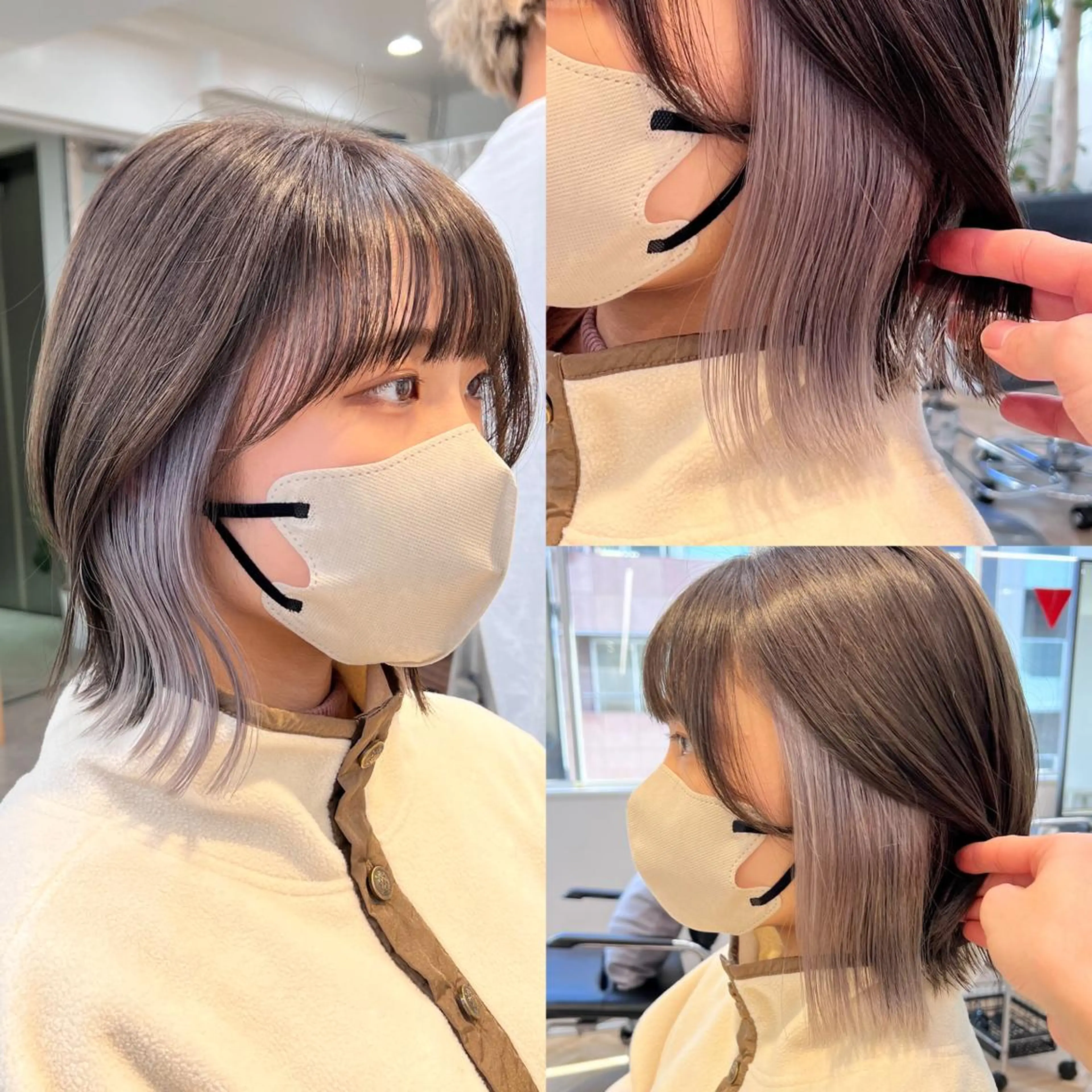 ショート カット ヘアカラー 夏山 秀憲のヘアスタイル