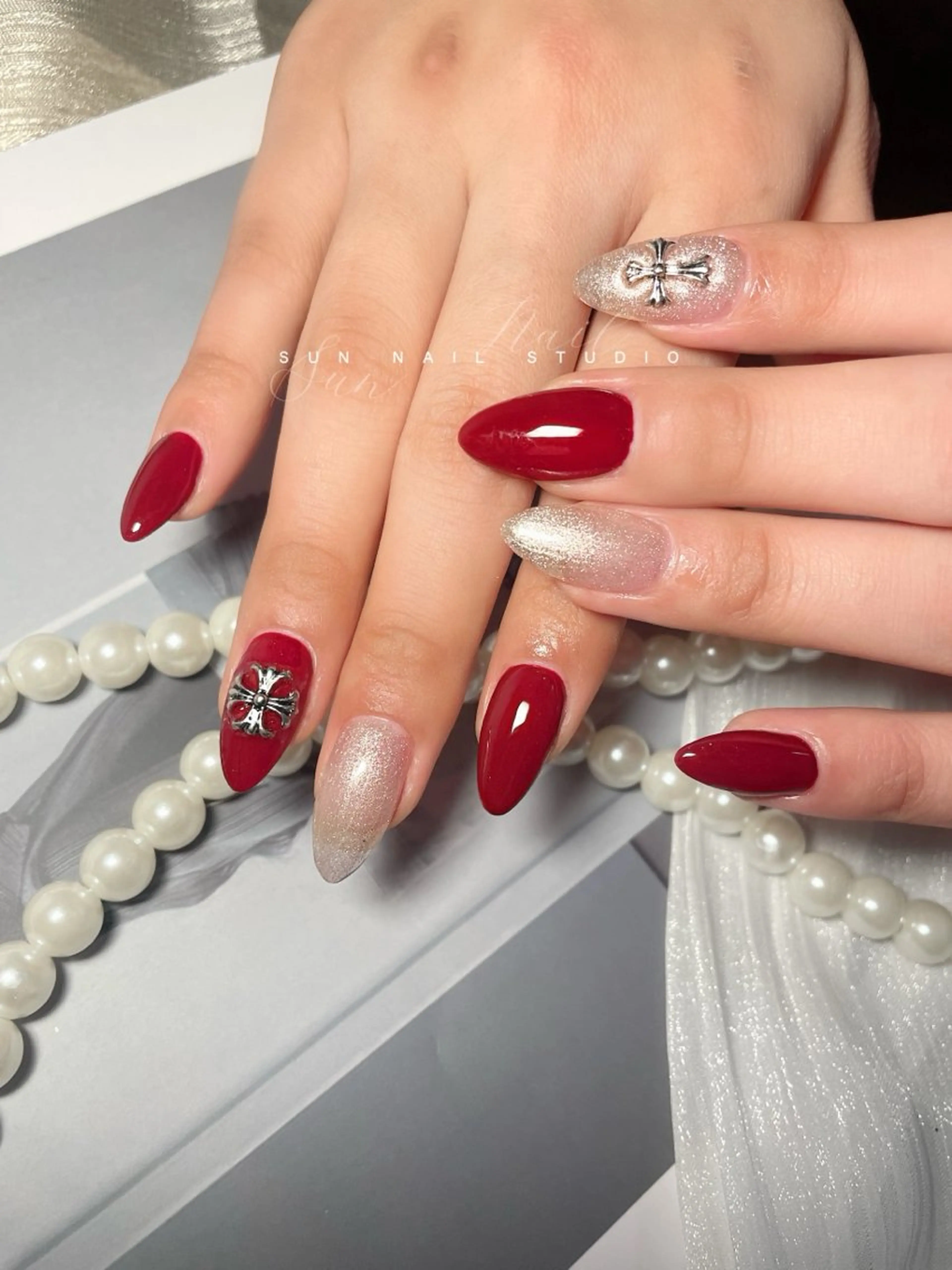 ネイル 長さ出し ワンカラーネイル ハンドネイル ハンドケア SUN nail上本町のネイルデザイン