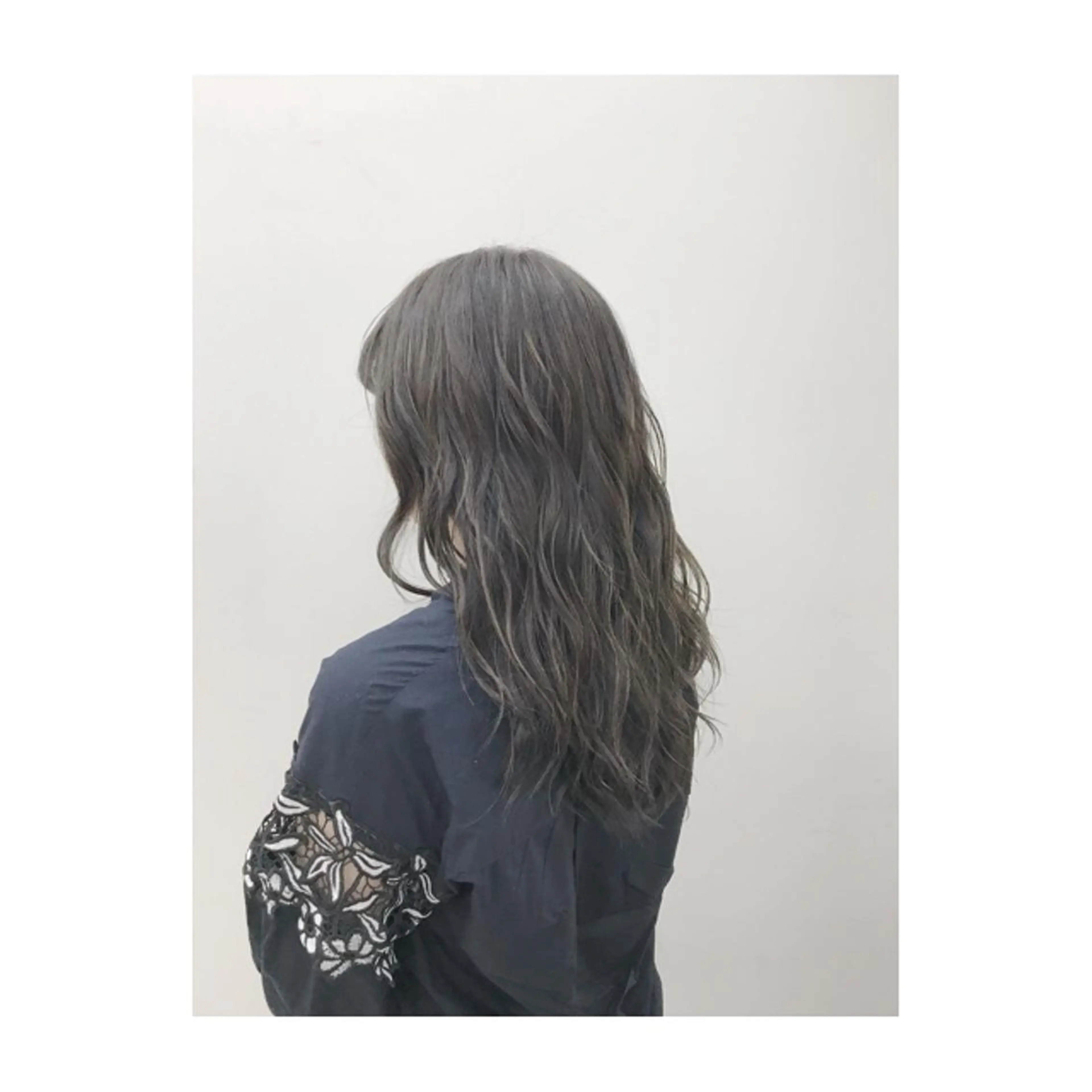 セミロング カラー 永岡 鉄平のヘアスタイル