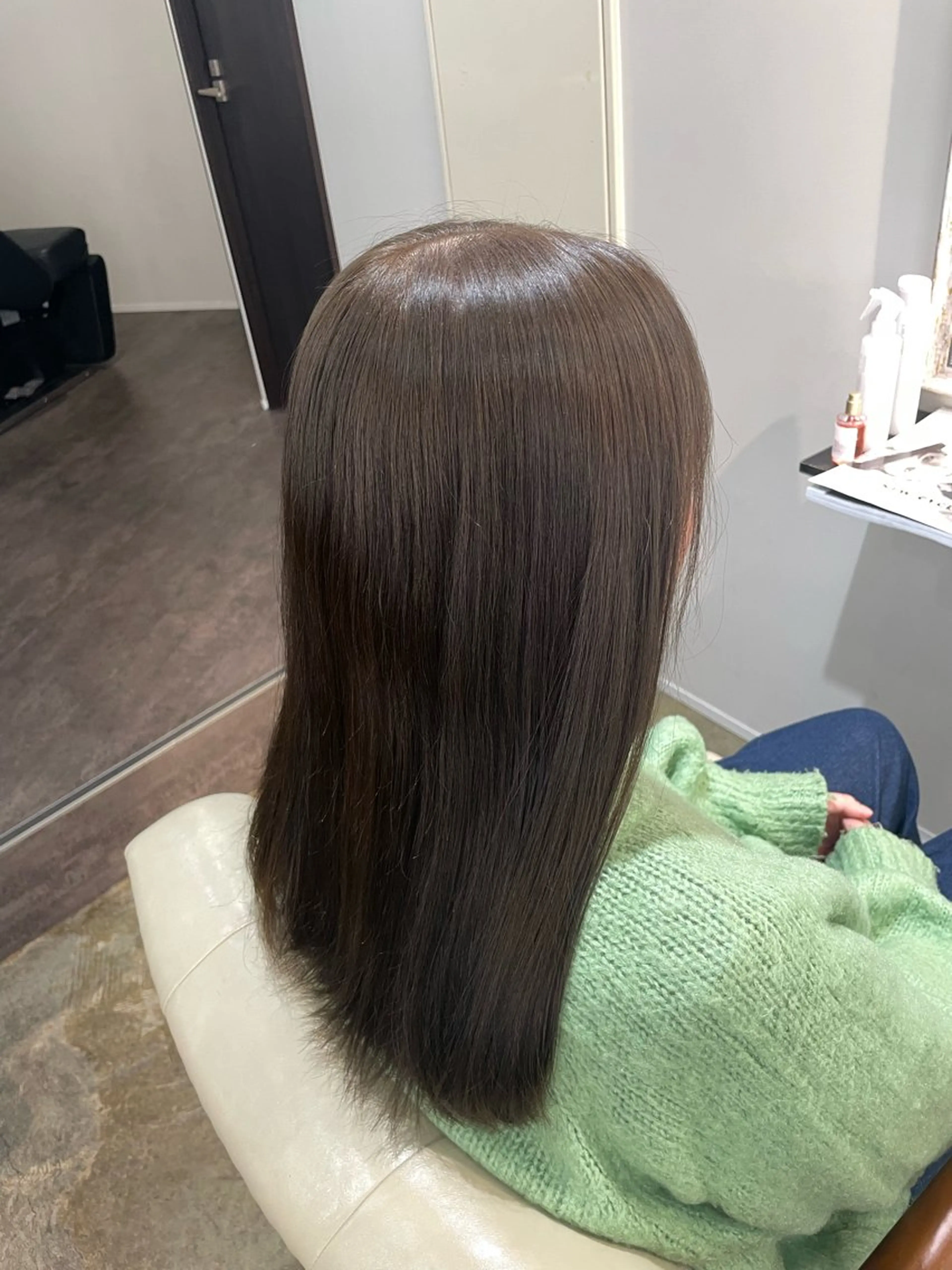 セミロング カラー グレージュ ヘアカラー ブレンバイドット所属・ニュアンスカラー/ 🫧レミ(坊主)のヘアスタイル