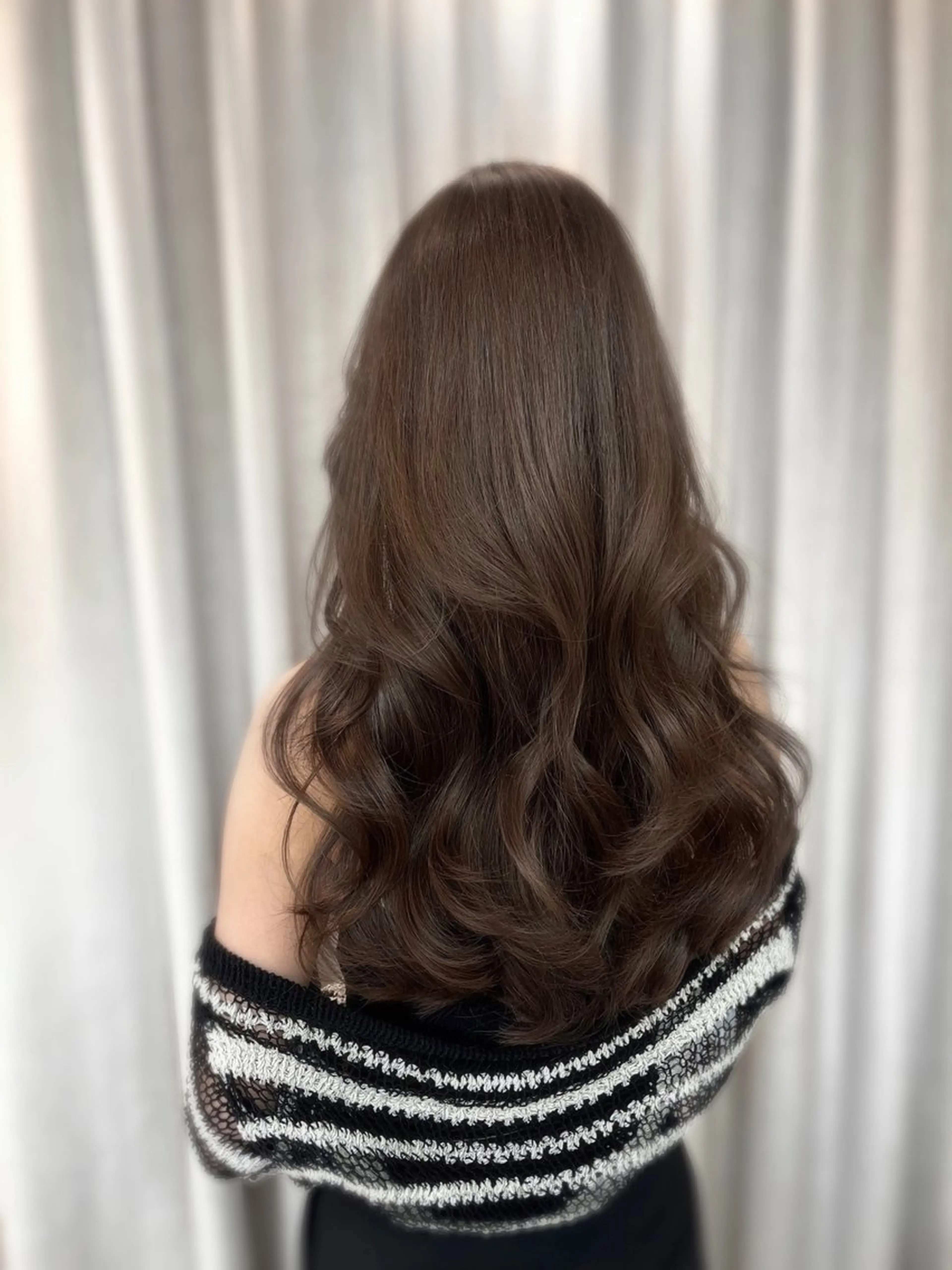 ロング レイヤーカット uni原宿所属・韓国ヘア レイヤーカットのヘアスタイル