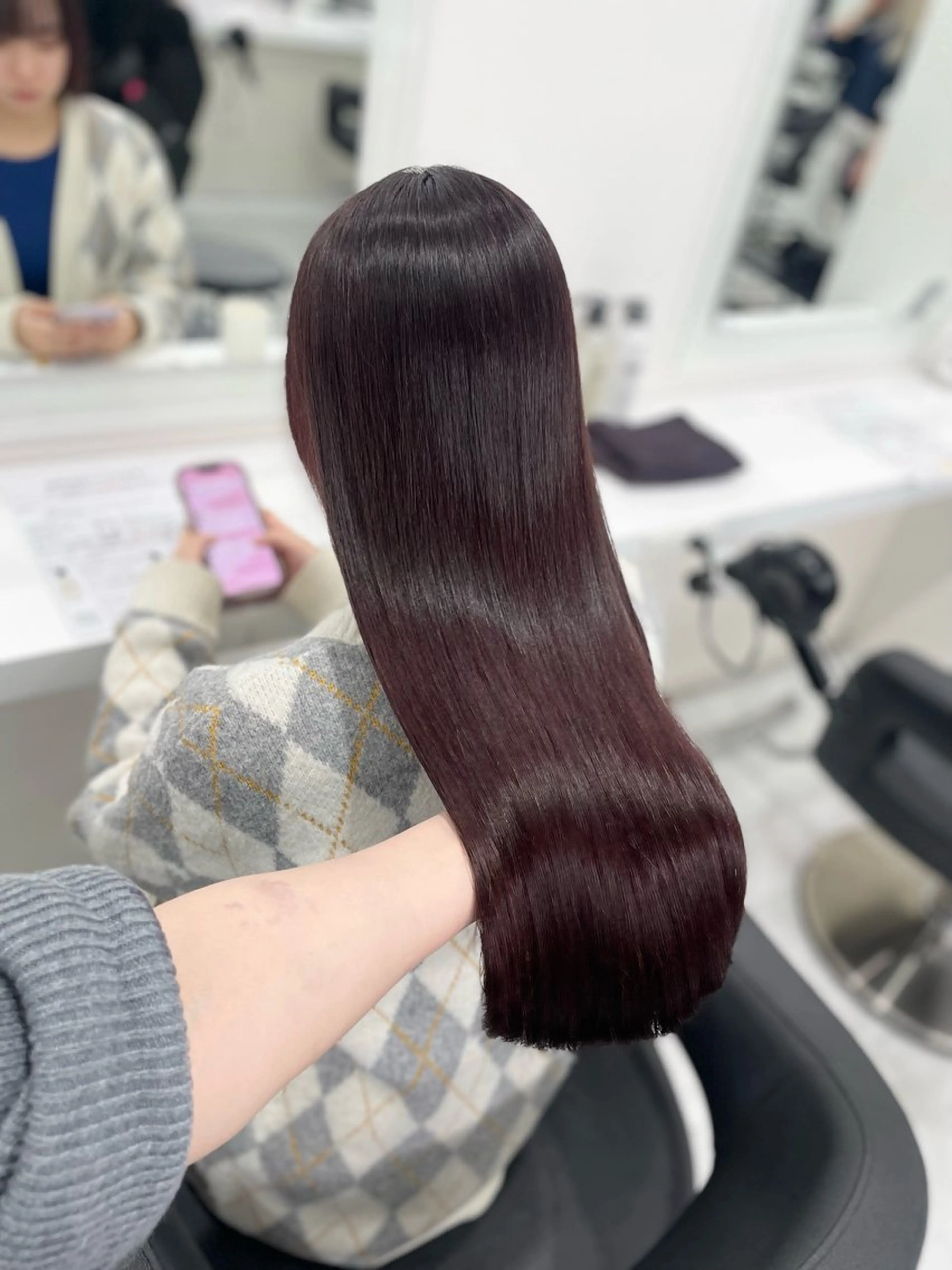 💗【8月まで限定　美髪プラン】似合わせカット＋ワンカラー💗＋髪質改善トリートメント＋コテ巻き仕上げ🎀🧸の写真