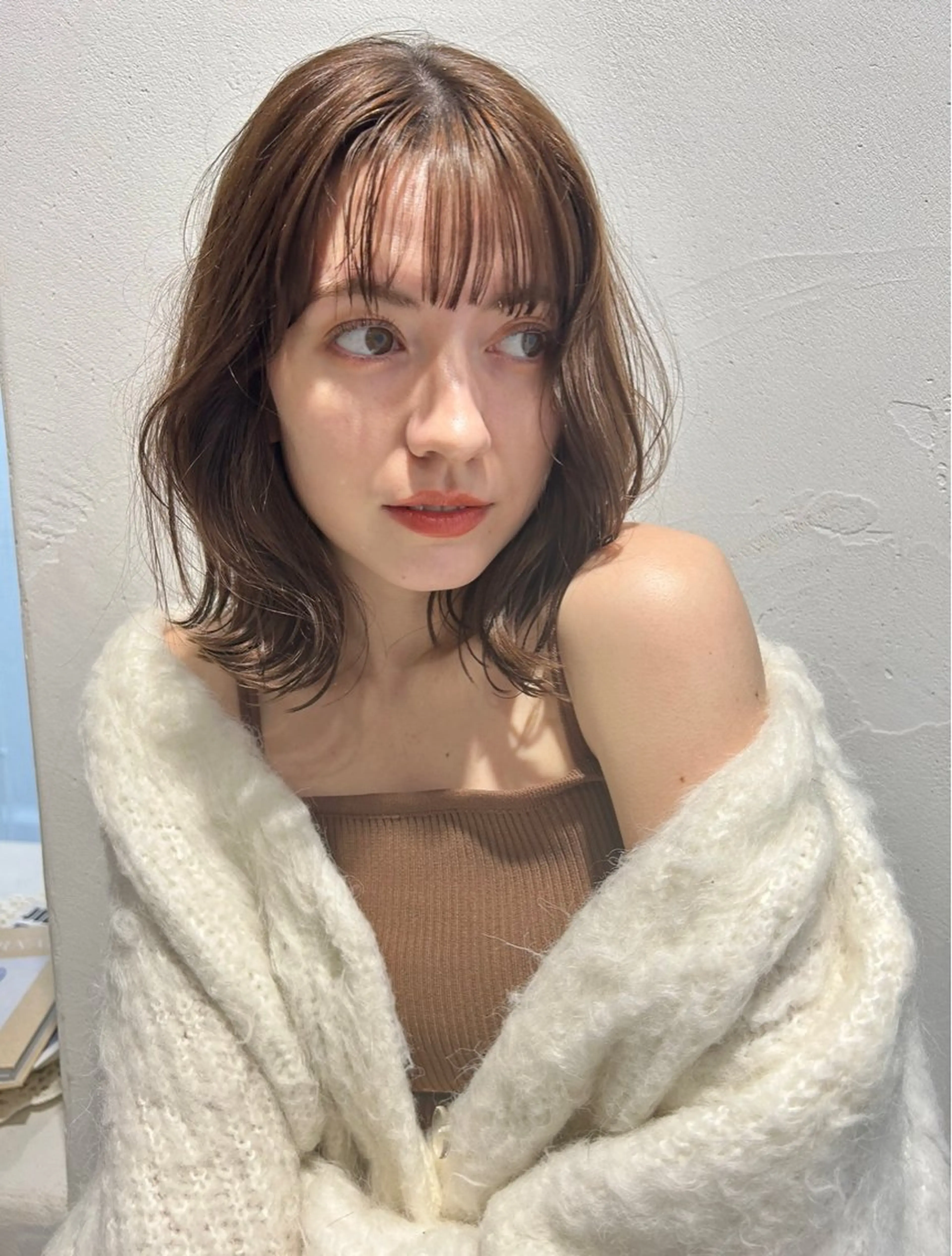 カット ヘアカラー トリートメント ボブ/美髪矯正 /佐藤　奈巳のヘアスタイル