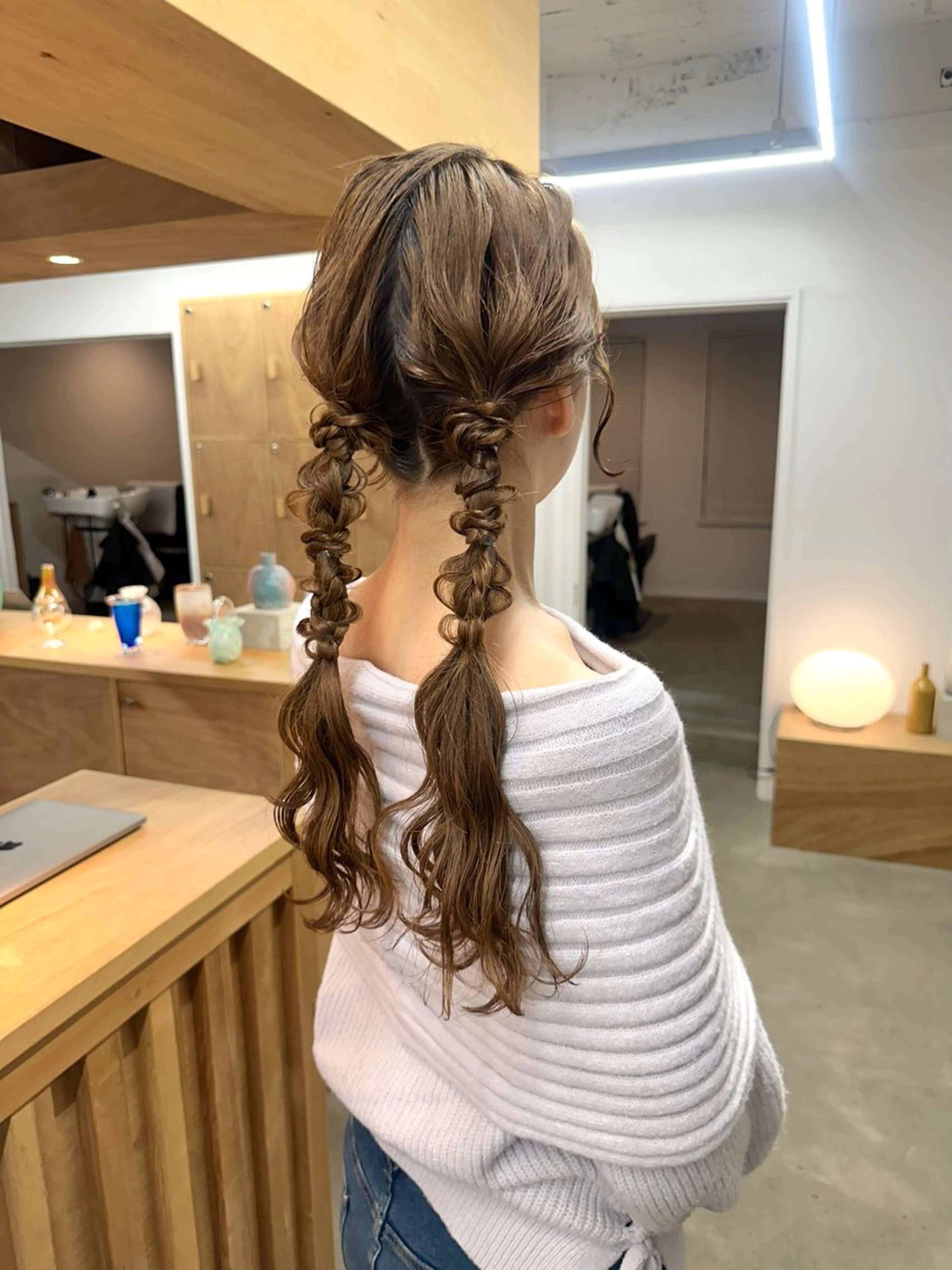 ロング ヘアアレンジ ヘアセット レイヤーカット💫 ／HARUKA🎀のヘアスタイル