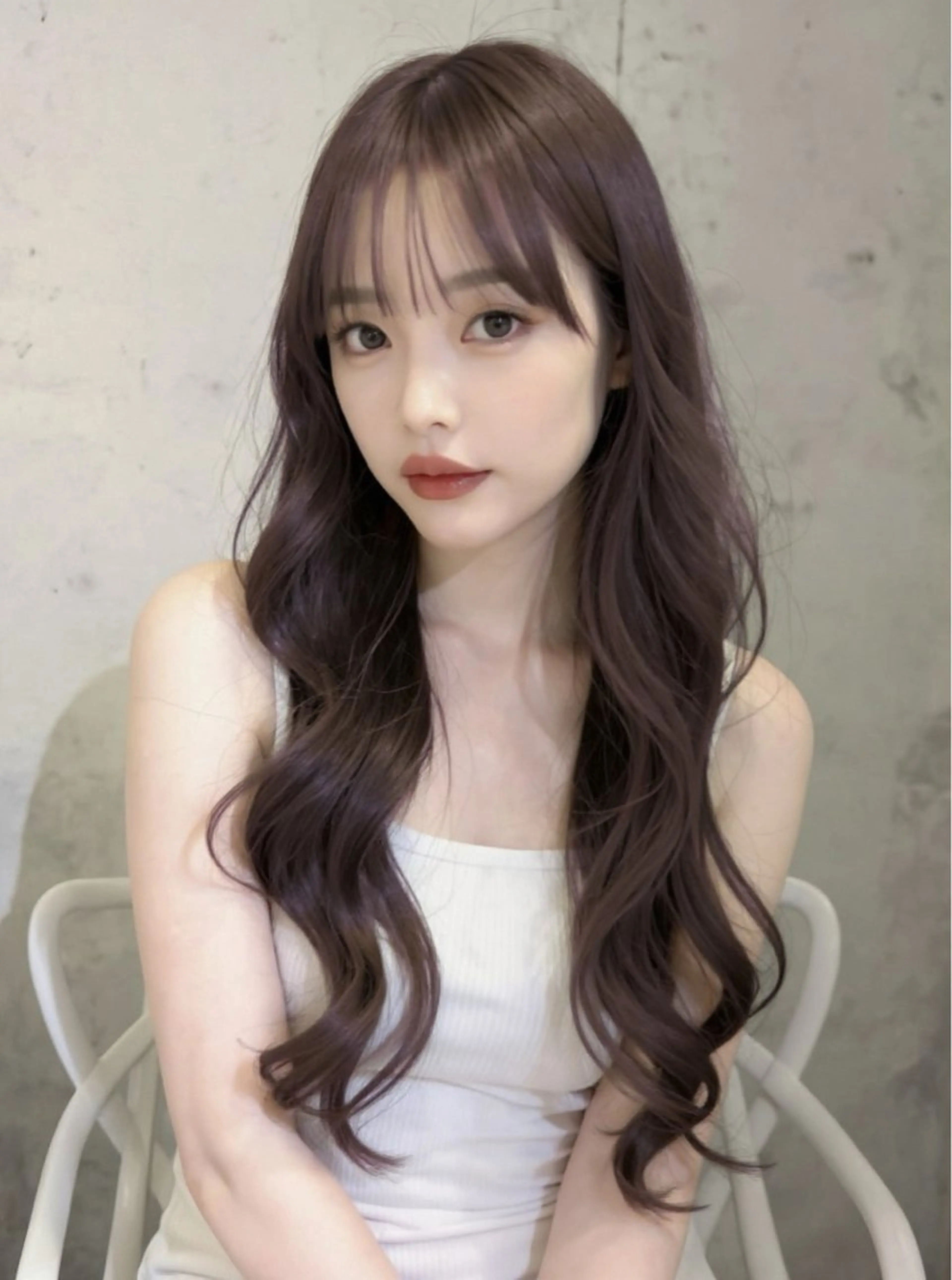 ロング カット ヘアカラー トリートメント サロウィン銀座RAYⅡ所属・❣️髪質改善/ 美髪矯正/沼座悠人のヘアスタイル