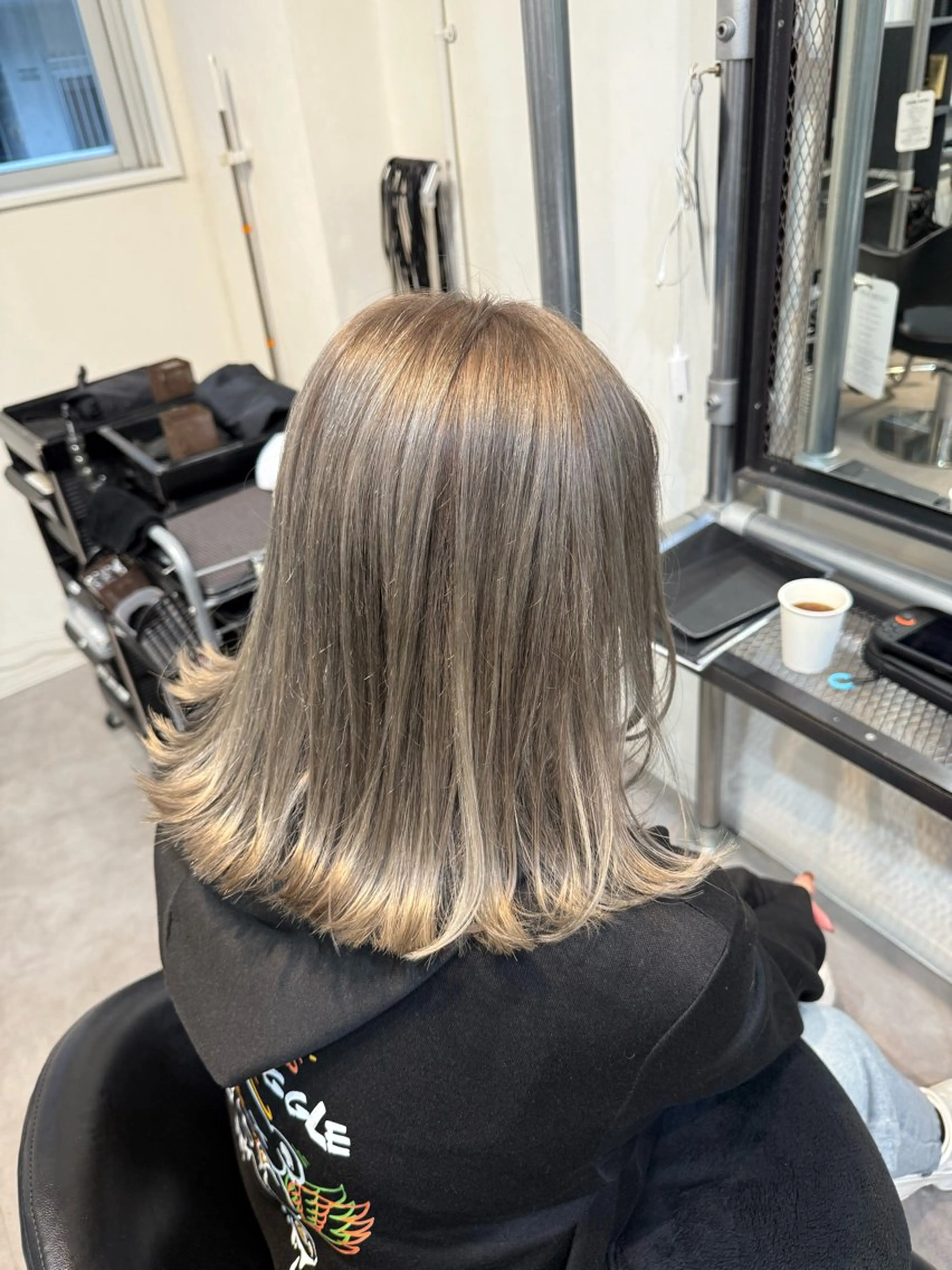 ミディアム ヘアカラー トリートメント 宮下 愛璃紗のヘアスタイル