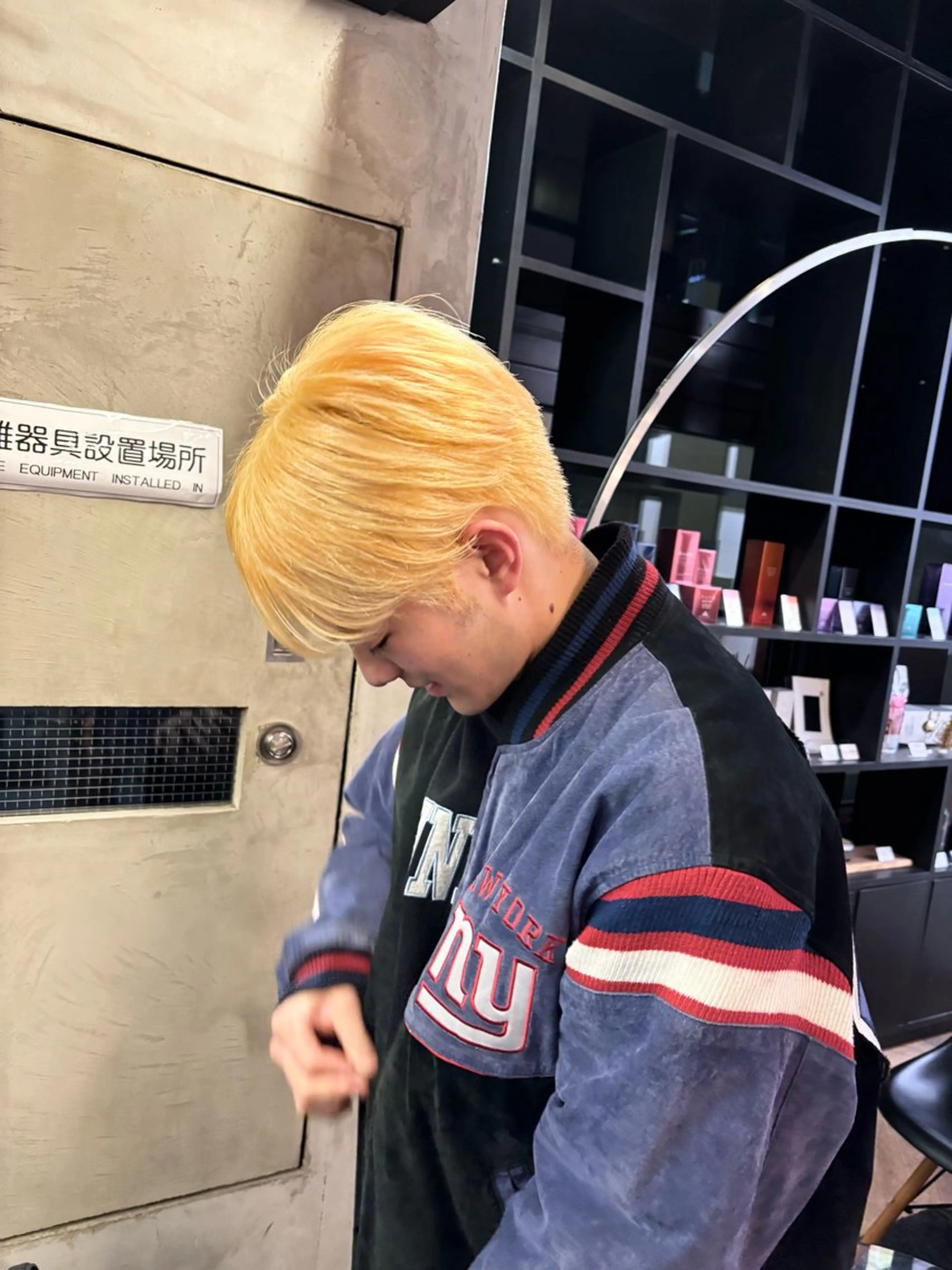 カラー メンズ ヘアカラー メンズヘア/ 暖色カラー/重松穂美のヘアスタイル